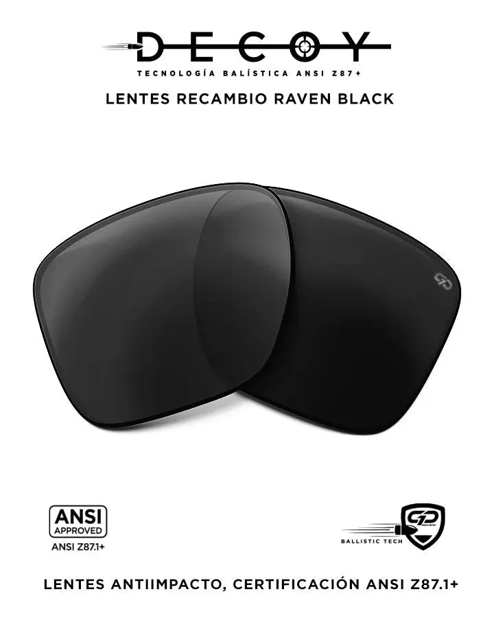 Comprar LENTES DECOY BALLISTIC RAVEN BLACK La Flamenca de Borgoña Bandera España