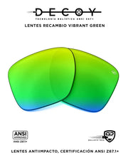 Comprar LENTES DECOY BALLISTIC VIBRANT GREEN La Flamenca de Borgoña Bandera España