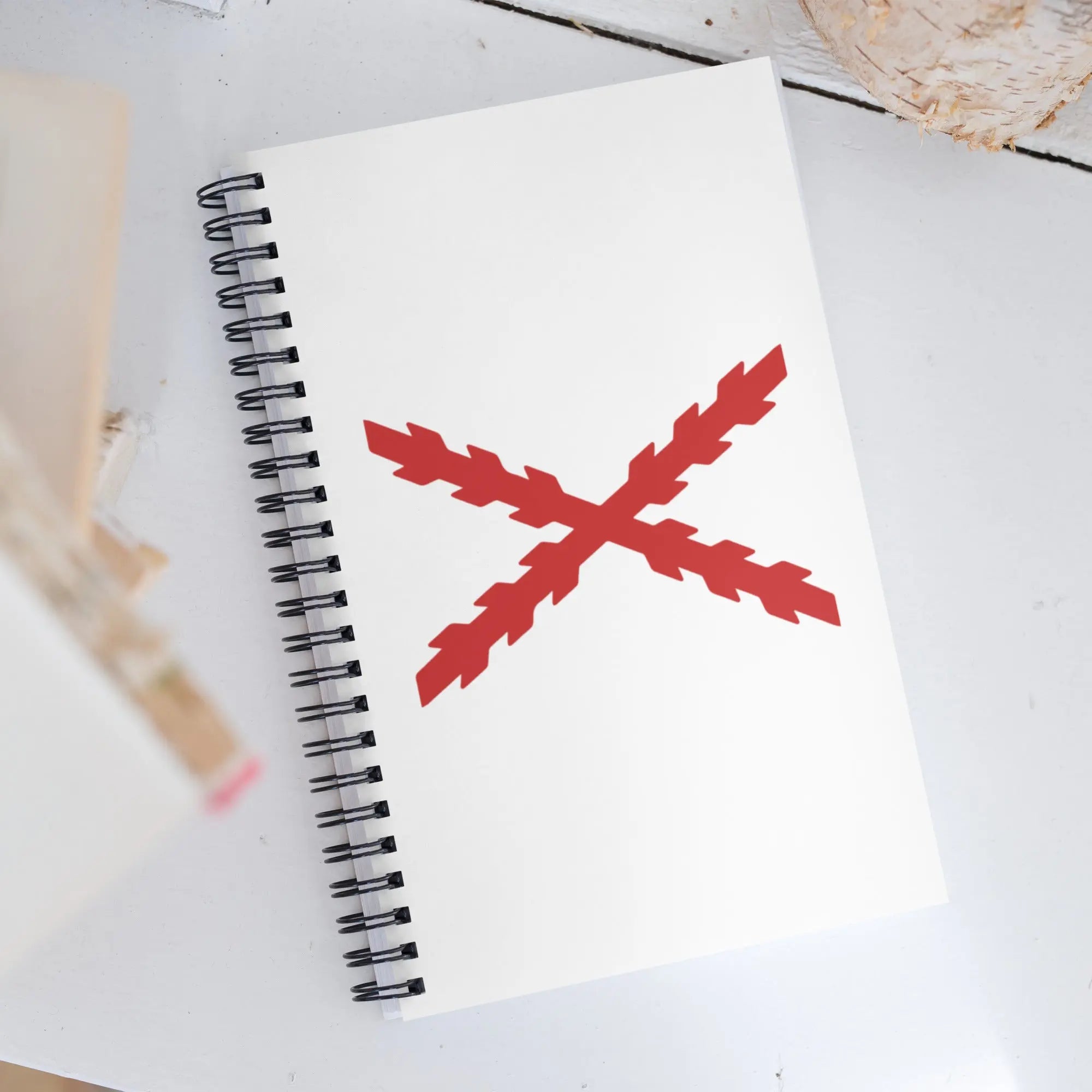 Comprar Libreta Cruz de Borgoña de notas con espiral La Flamenca de Borgoña, Bandera de España, Cruz de Borgoña, Patricia Muñoz, VOX, Santiago Abascal