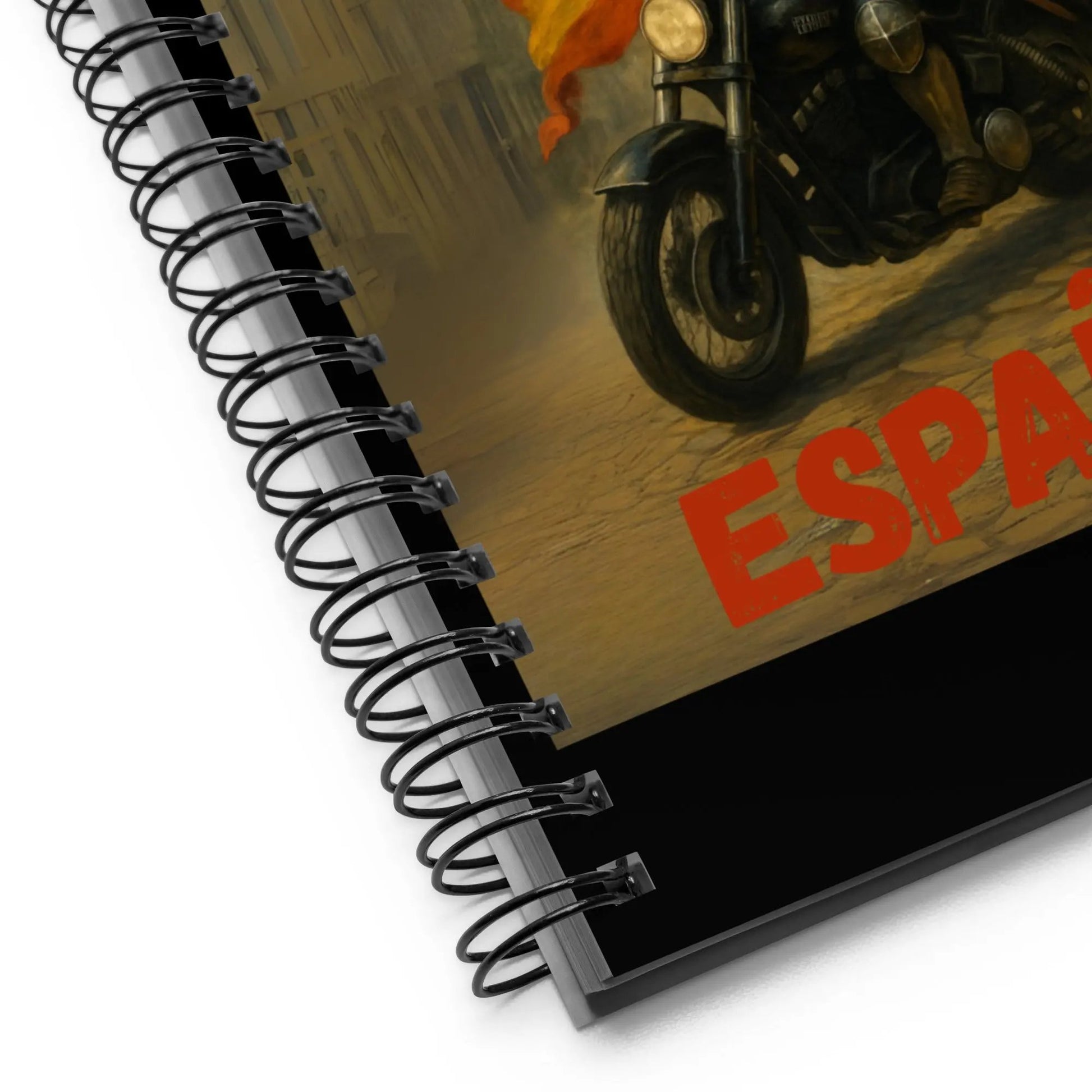 Comprar Libreta de notas con espiral "Santiago y cierra España" La Flamenca de Borgoña Bandera España
