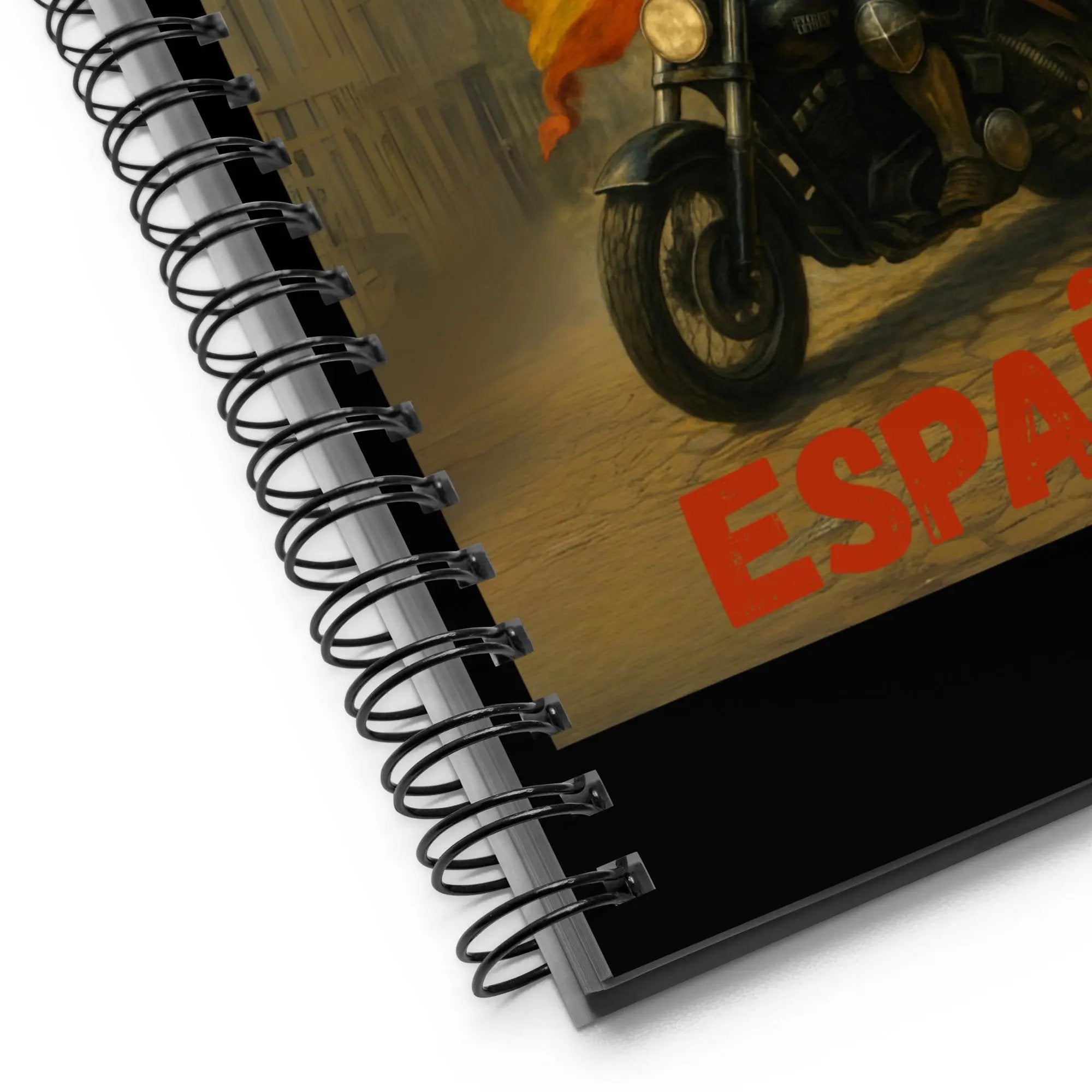 Comprar Libreta de notas con espiral "Santiago y cierra España" La Flamenca de Borgoña Bandera España