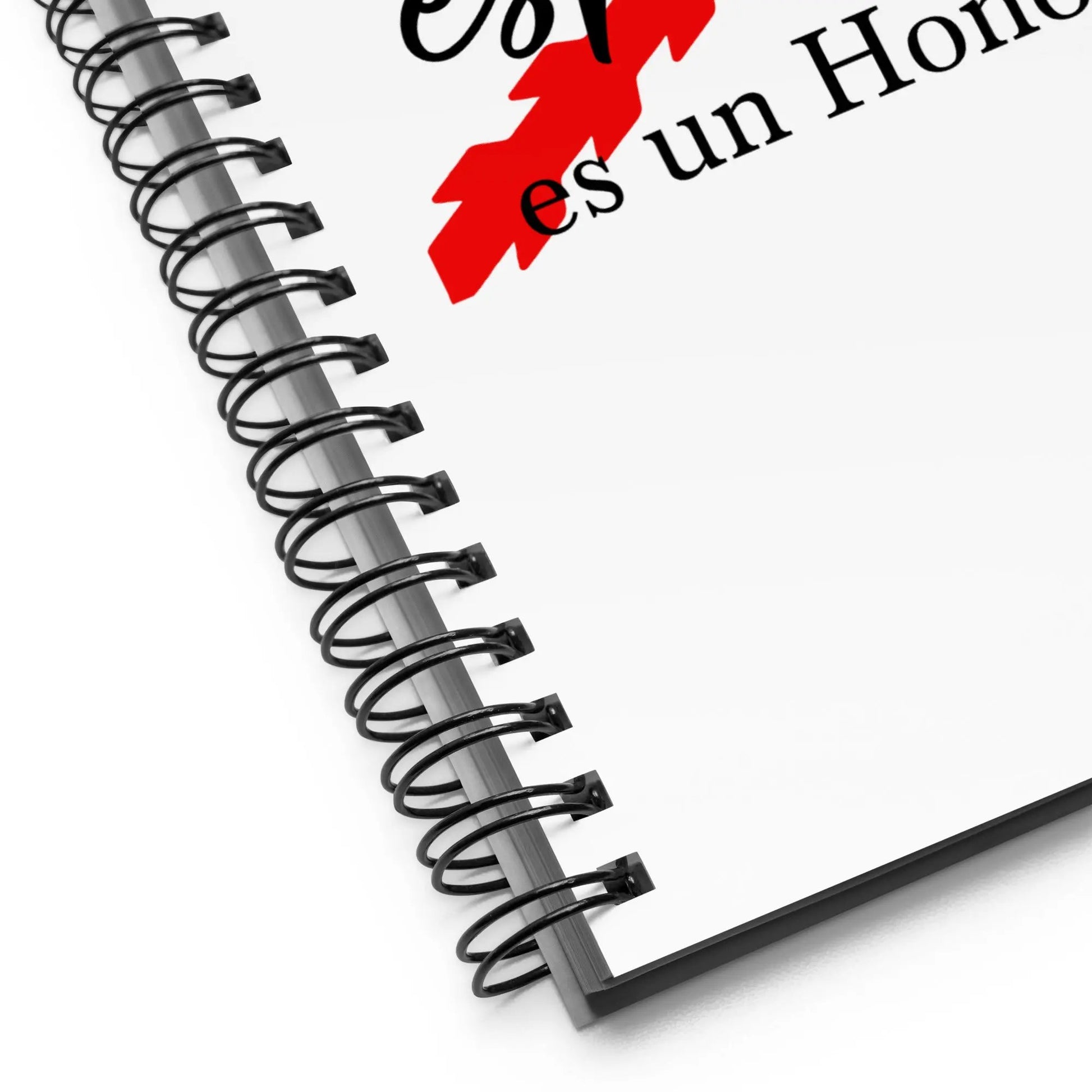 Comprar Libreta de notas con espiral "Ser español es un Honor" La Flamenca de Borgoña Bandera España