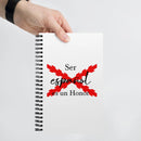 Comprar Libreta de notas con espiral "Ser español es un Honor" La Flamenca de Borgoña Bandera España