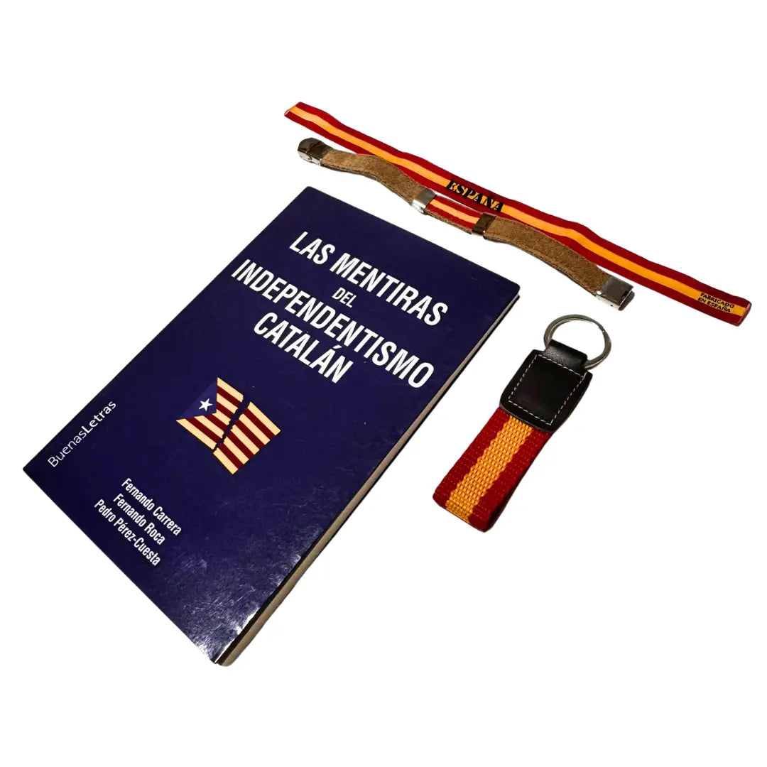 Comprar Libro "Las Mentiras del Independentismo Catalán" + Lote Patriota La Flamenca de Borgoña Bandera España