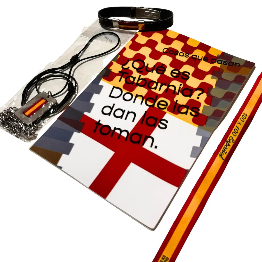 Comprar Libro "¿Qué es Tabarnia?" + Lote Patriota La Flamenca de Borgoña Bandera España