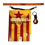 Comprar Libro "Reflexiones para los separatistas catalanes" de José Manuel Inchausti + Lote Patriota La Flamenca de Borgoña Bandera España