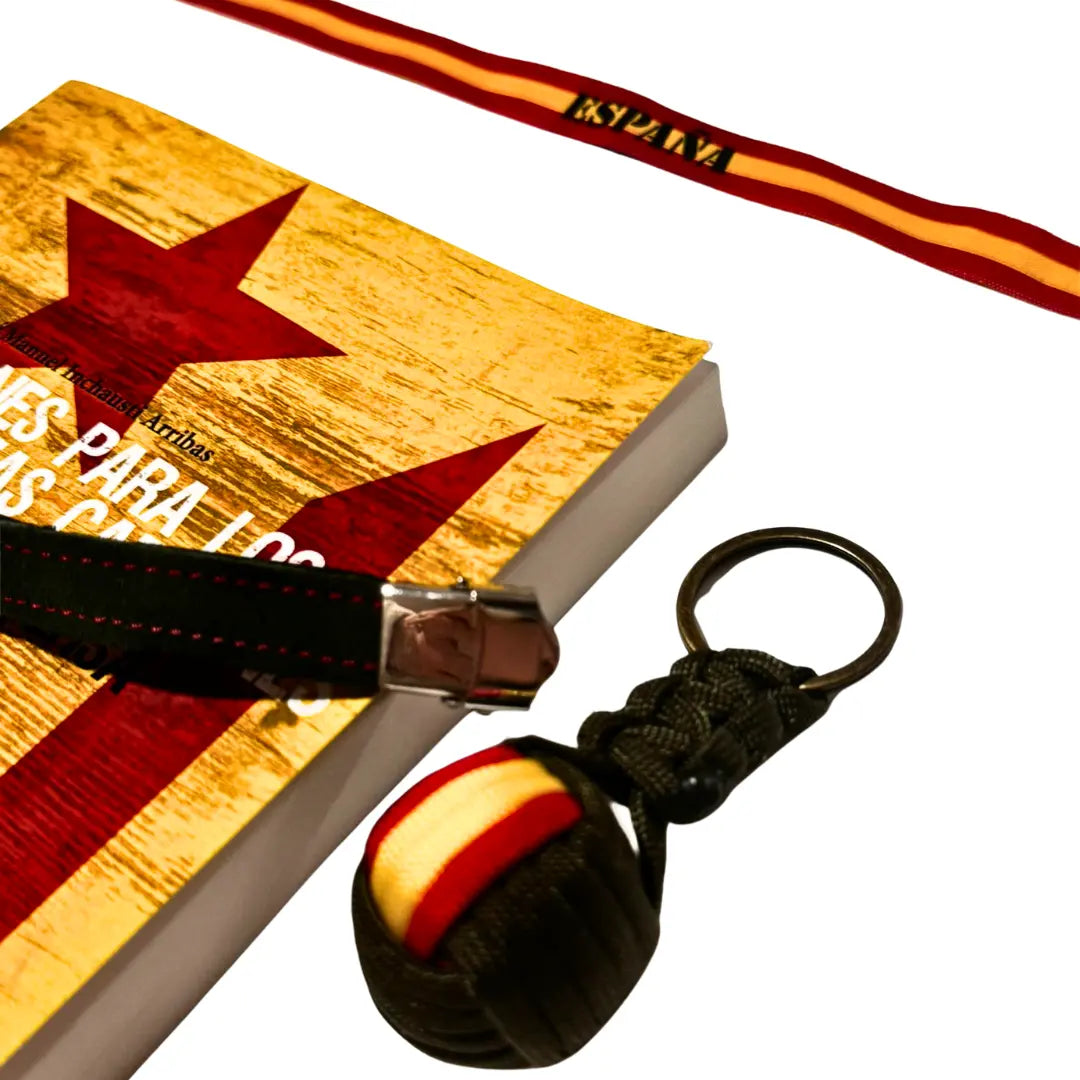 Comprar Libro "Reflexiones para los separatistas catalanes" de José Manuel Inchausti + Lote Patriota La Flamenca de Borgoña Bandera España