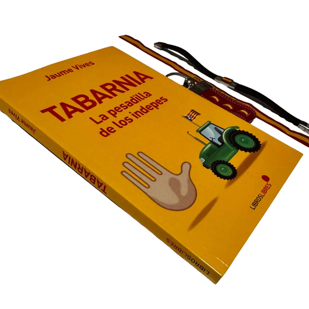 Comprar Libro "Tabarnia La Pesadilla de los Indepes" por Jaume Vives + Lote Patriota La Flamenca de Borgoña Bandera España