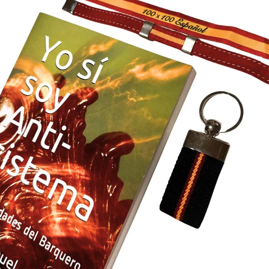 Comprar Libro "Yo Sí soy Anti-Sistema" + Lote Patriota La Flamenca de Borgoña Bandera España
