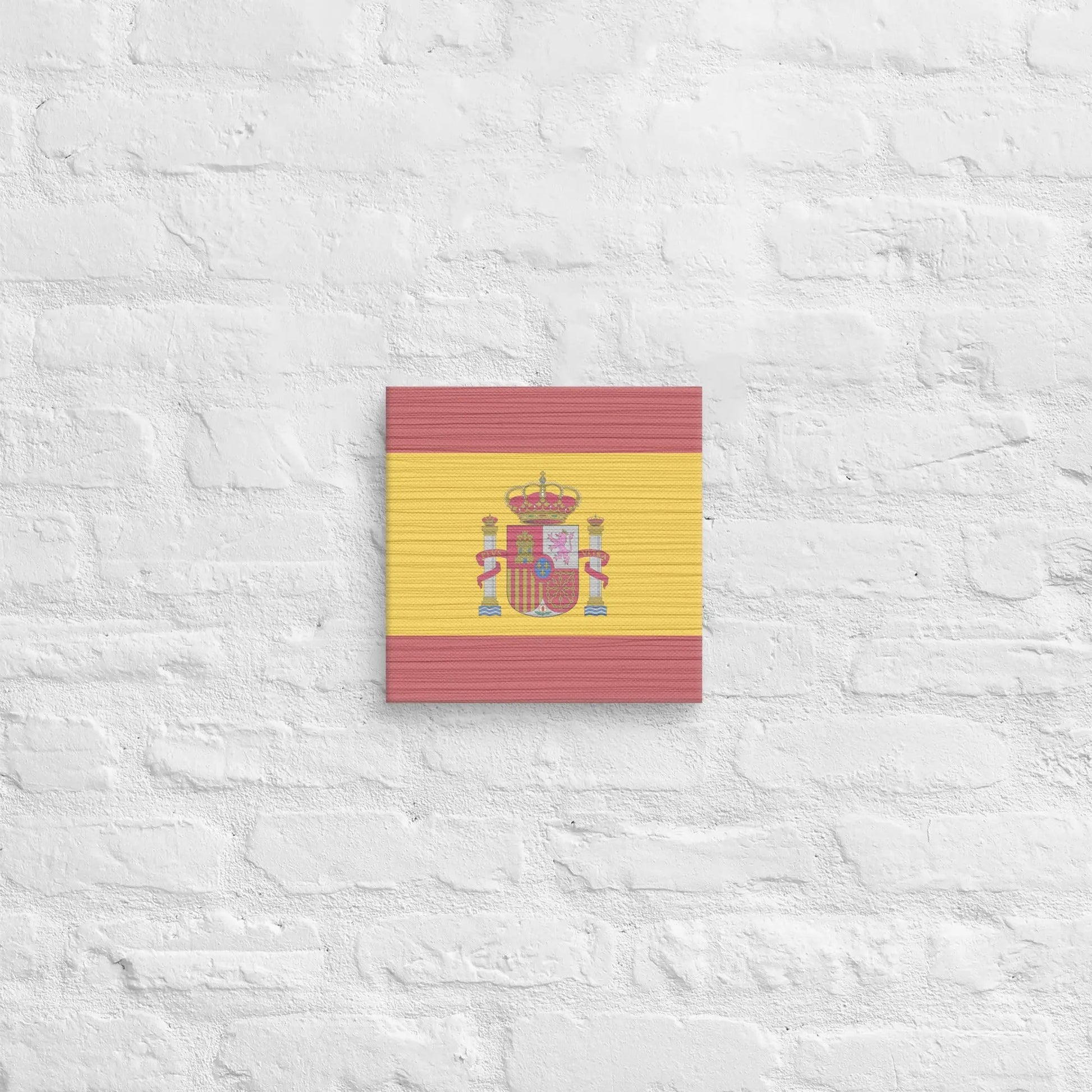 Comprar Lienzo Bandera España desgastada La Flamenca de Borgoña Bandera España