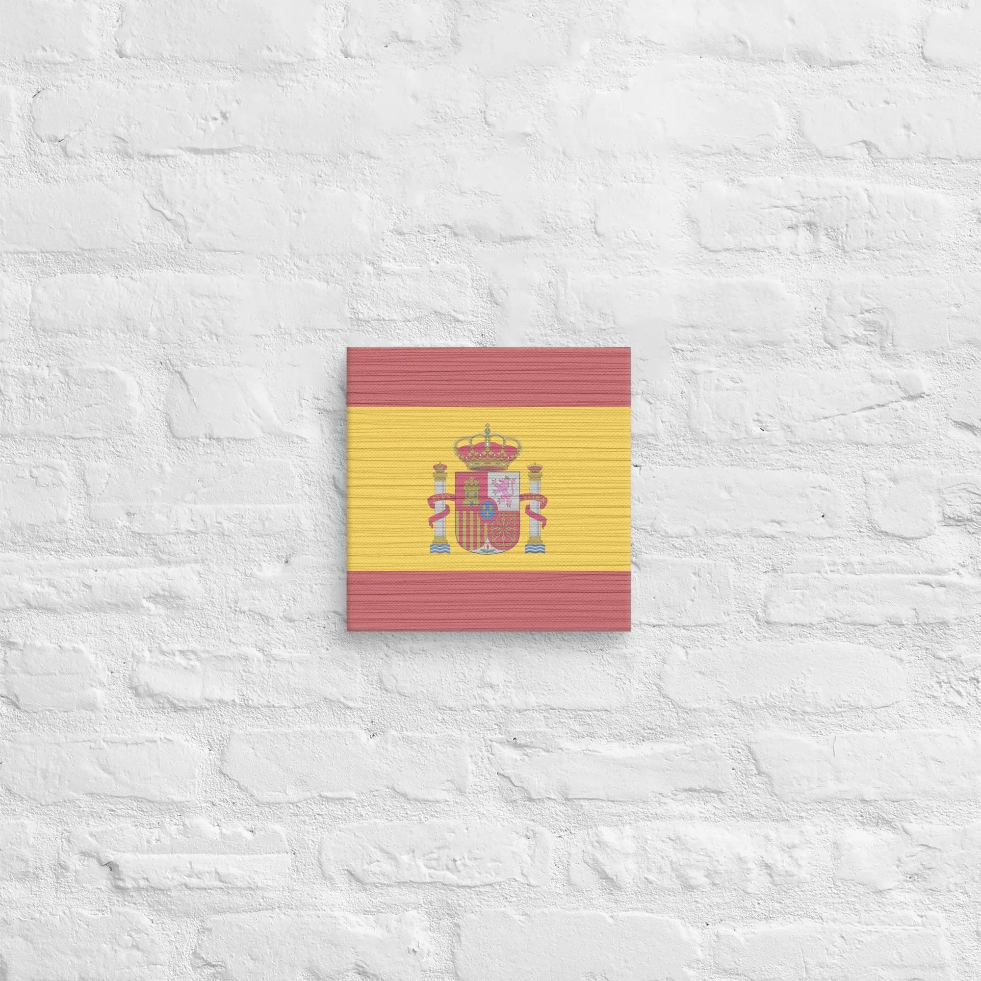 Comprar Lienzo Bandera España desgastada La Flamenca de Borgoña Bandera España