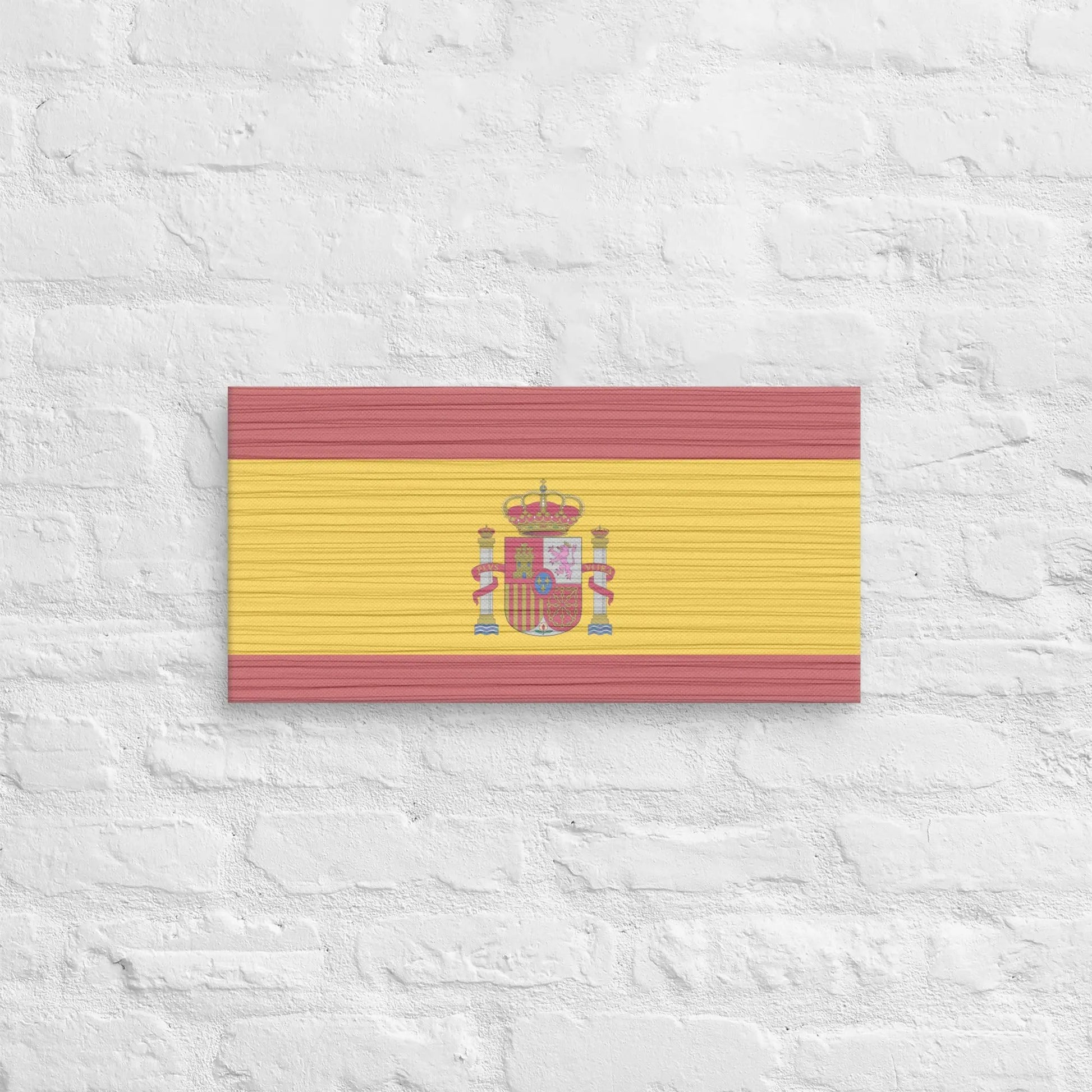 Comprar Lienzo Bandera España desgastada La Flamenca de Borgoña Bandera España