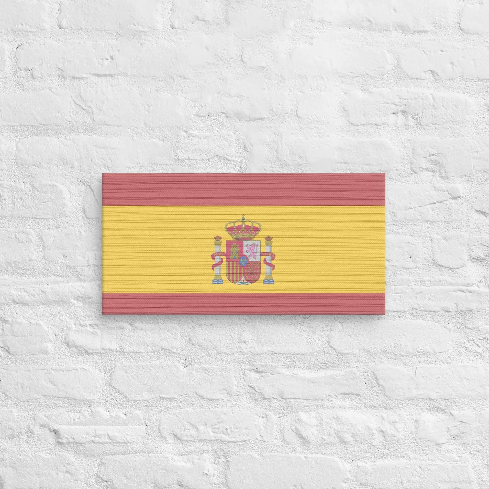 Comprar Lienzo Bandera España desgastada La Flamenca de Borgoña Bandera España