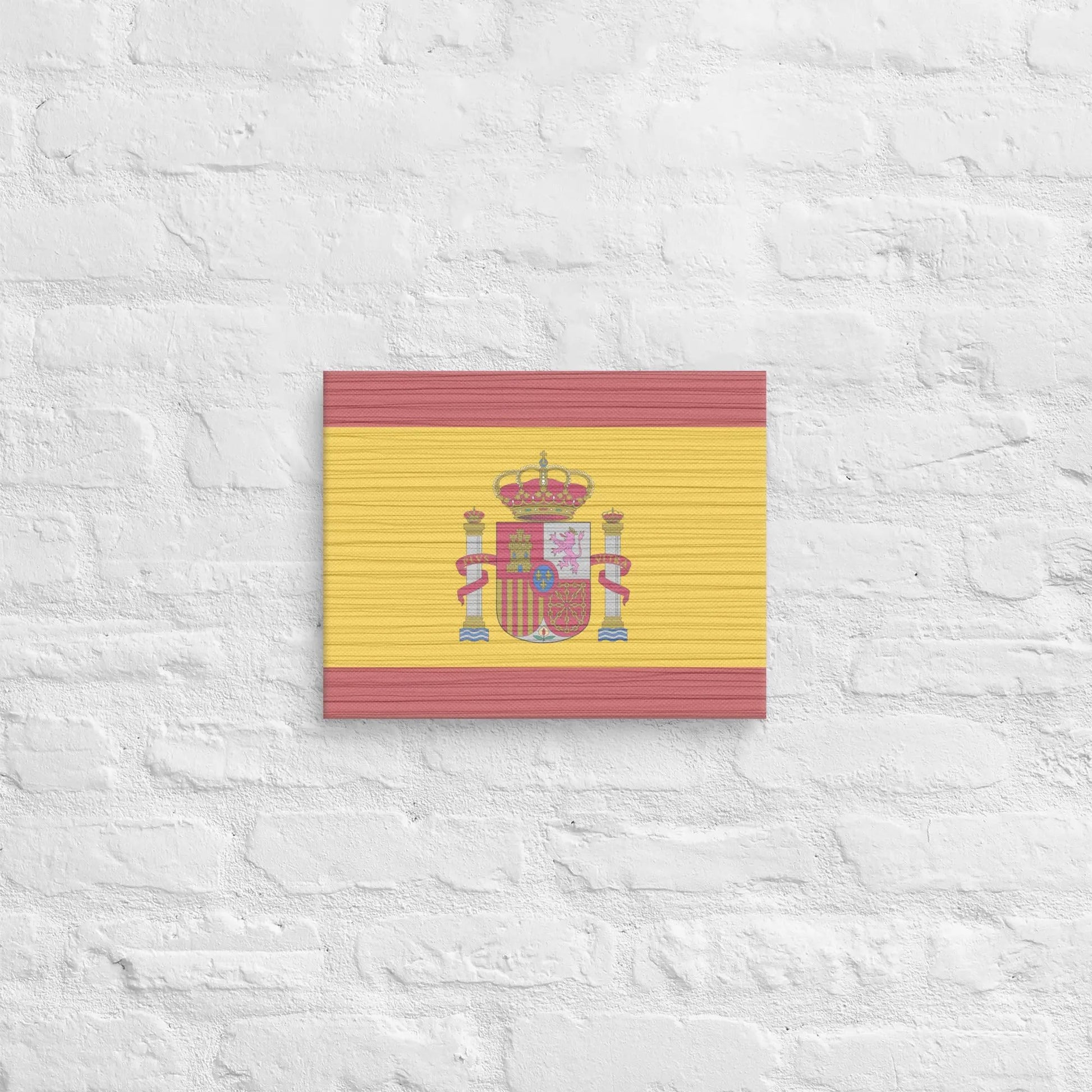 Comprar Lienzo Bandera España desgastada La Flamenca de Borgoña Bandera España