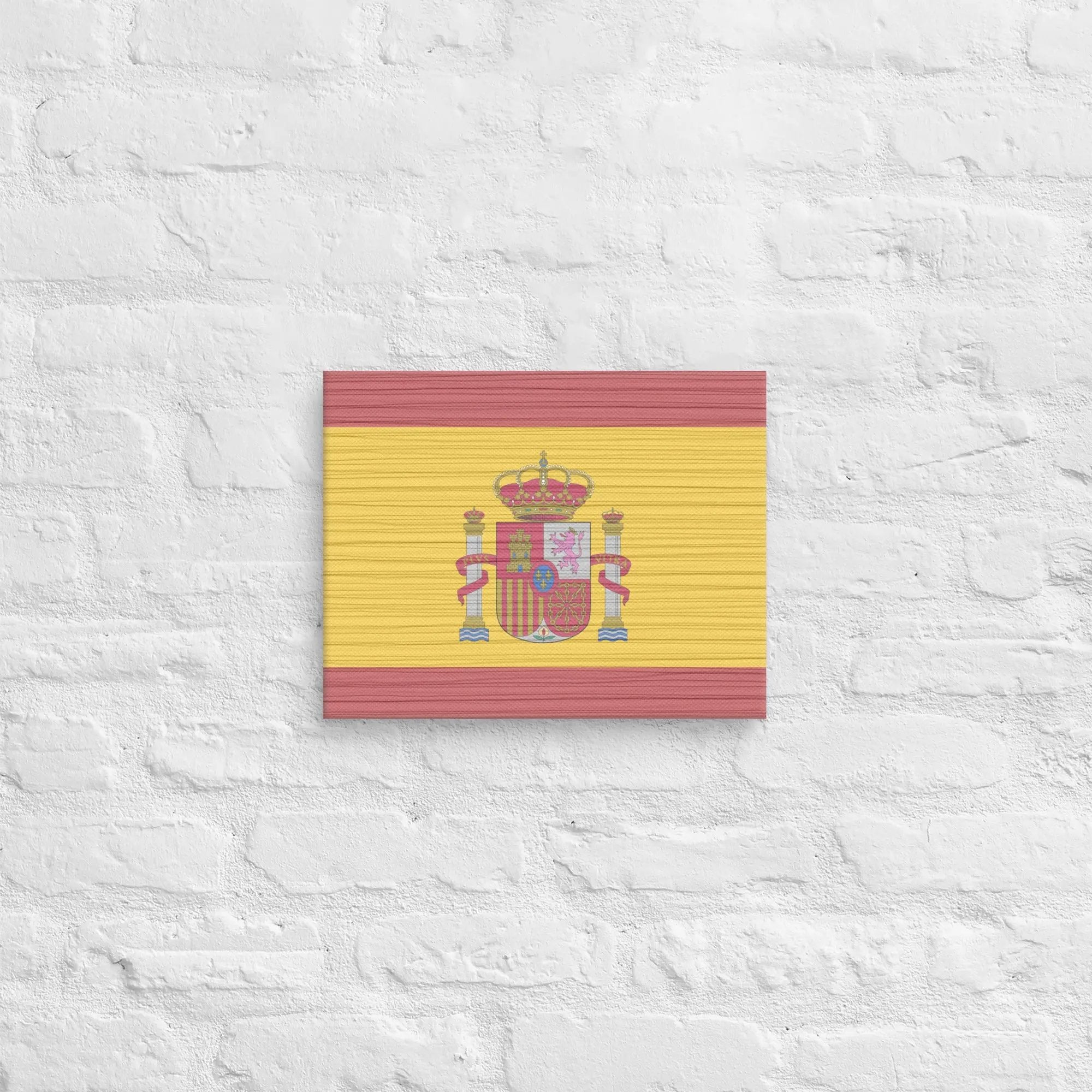 Comprar Lienzo Bandera España desgastada La Flamenca de Borgoña Bandera España