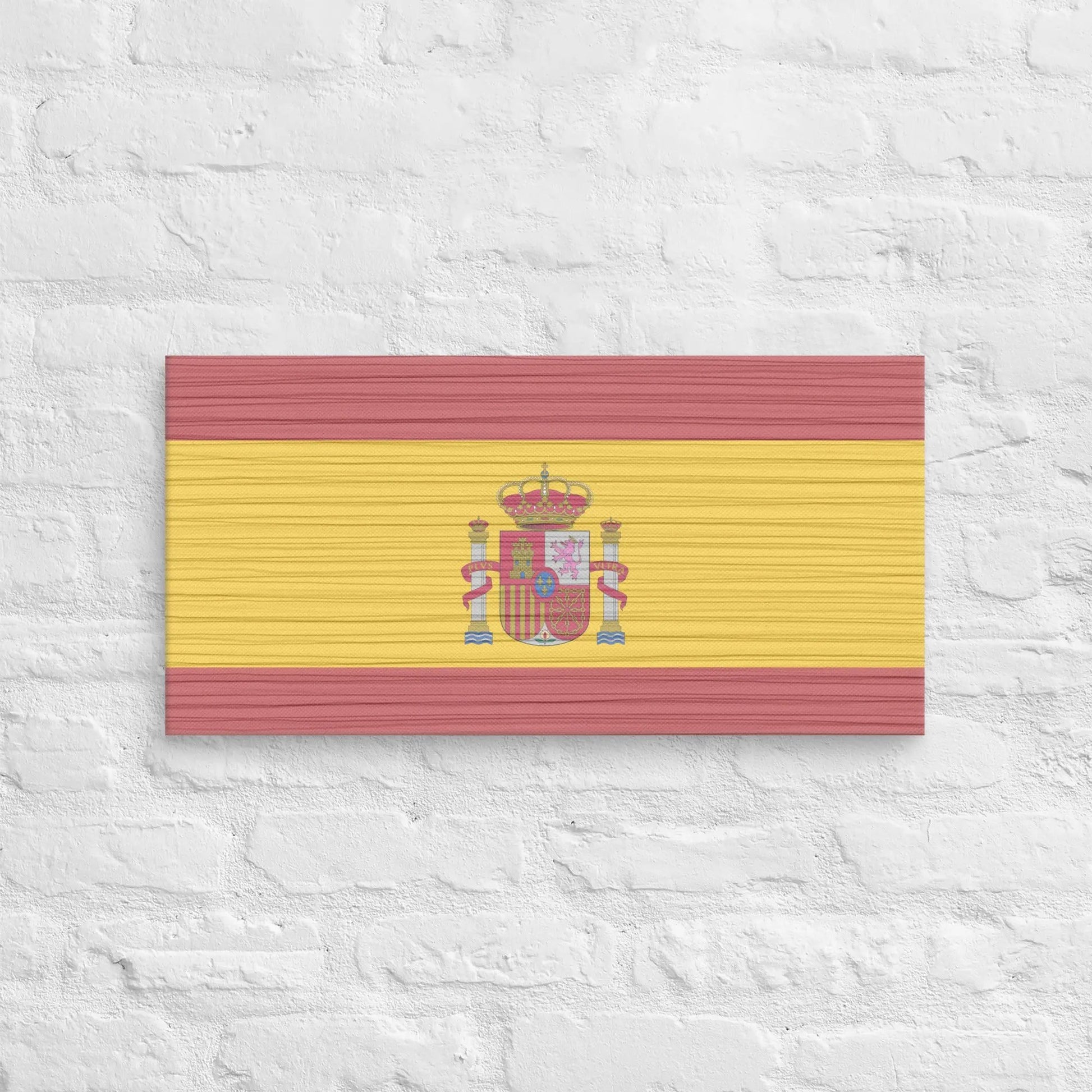 Comprar Lienzo Bandera España desgastada La Flamenca de Borgoña Bandera España