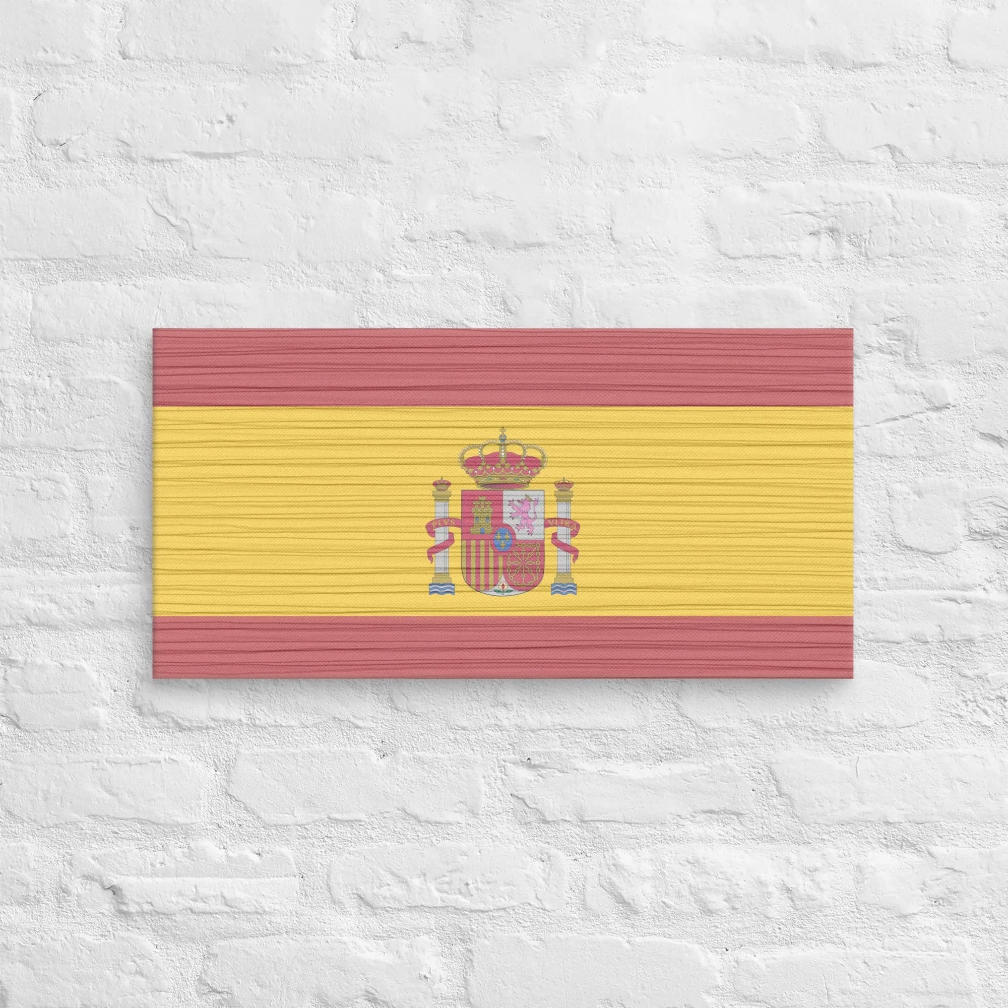 Comprar Lienzo Bandera España desgastada La Flamenca de Borgoña Bandera España
