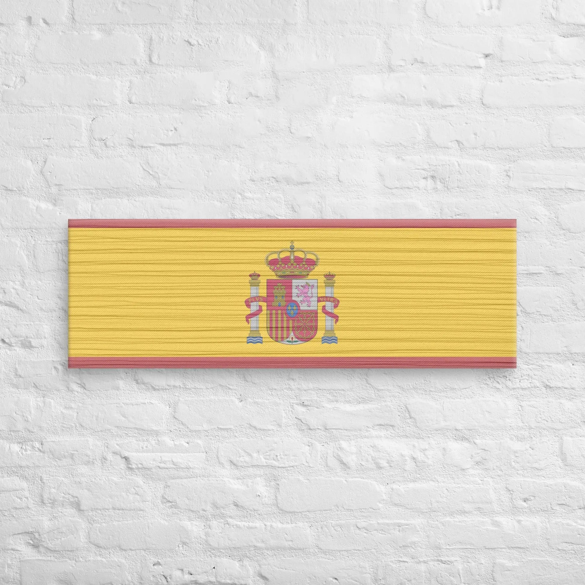 Comprar Lienzo Bandera España desgastada La Flamenca de Borgoña Bandera España