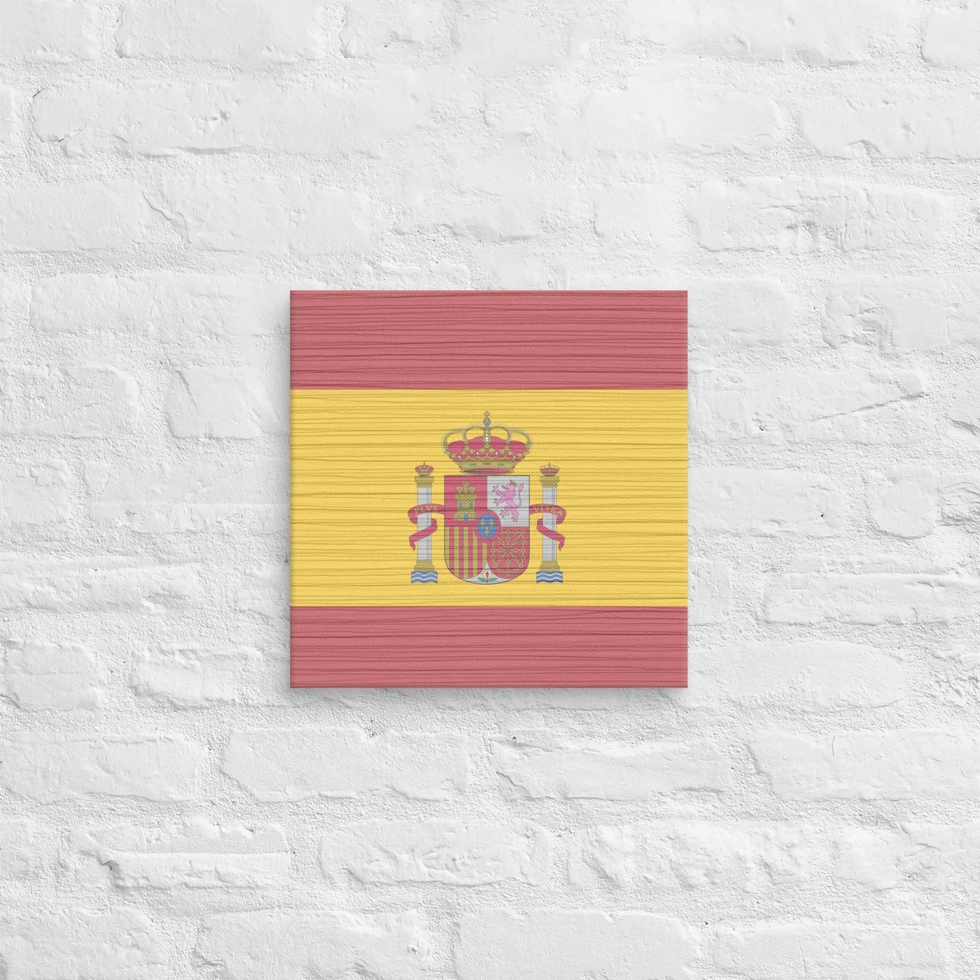 Comprar Lienzo Bandera España desgastada La Flamenca de Borgoña Bandera España