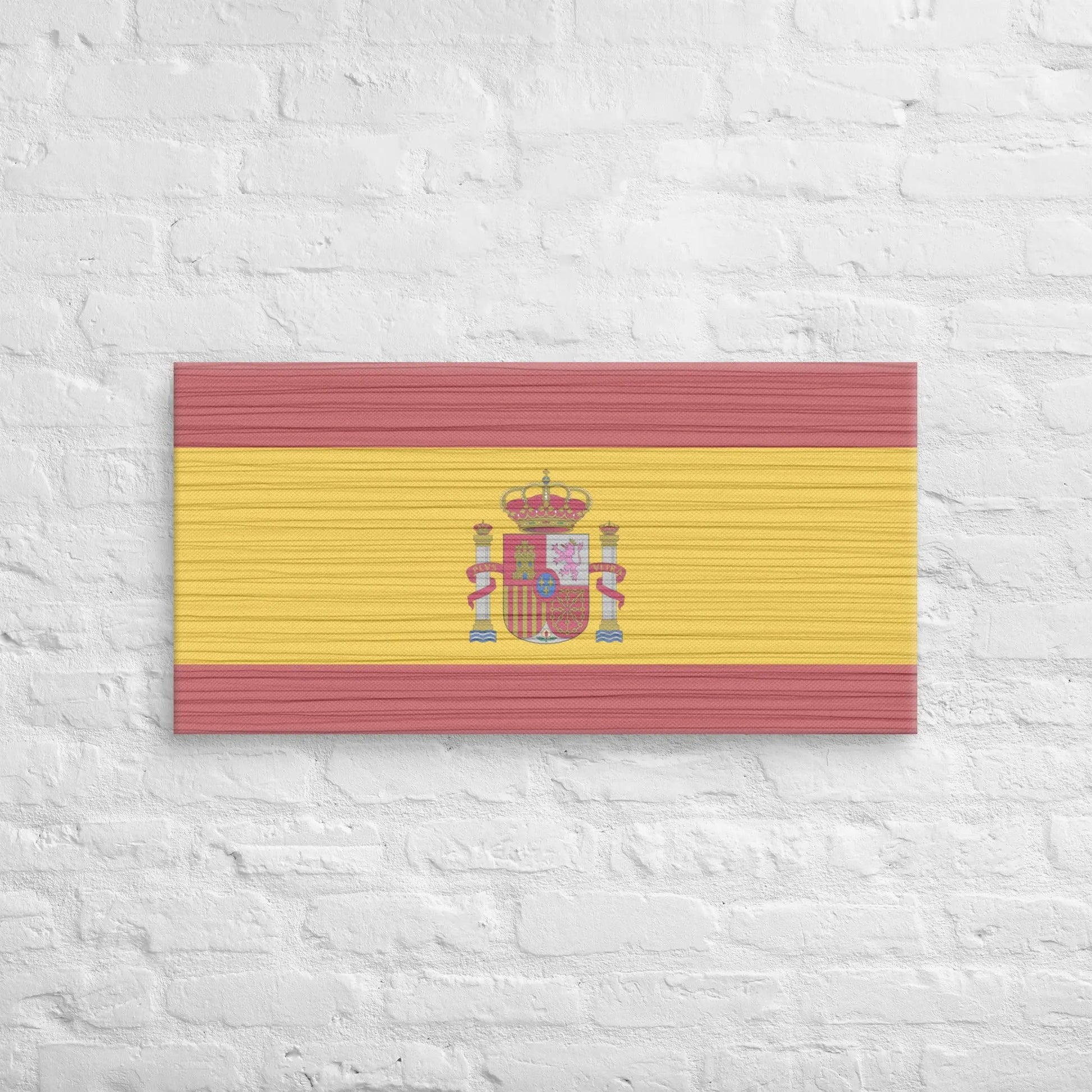 Comprar Lienzo Bandera España desgastada La Flamenca de Borgoña Bandera España