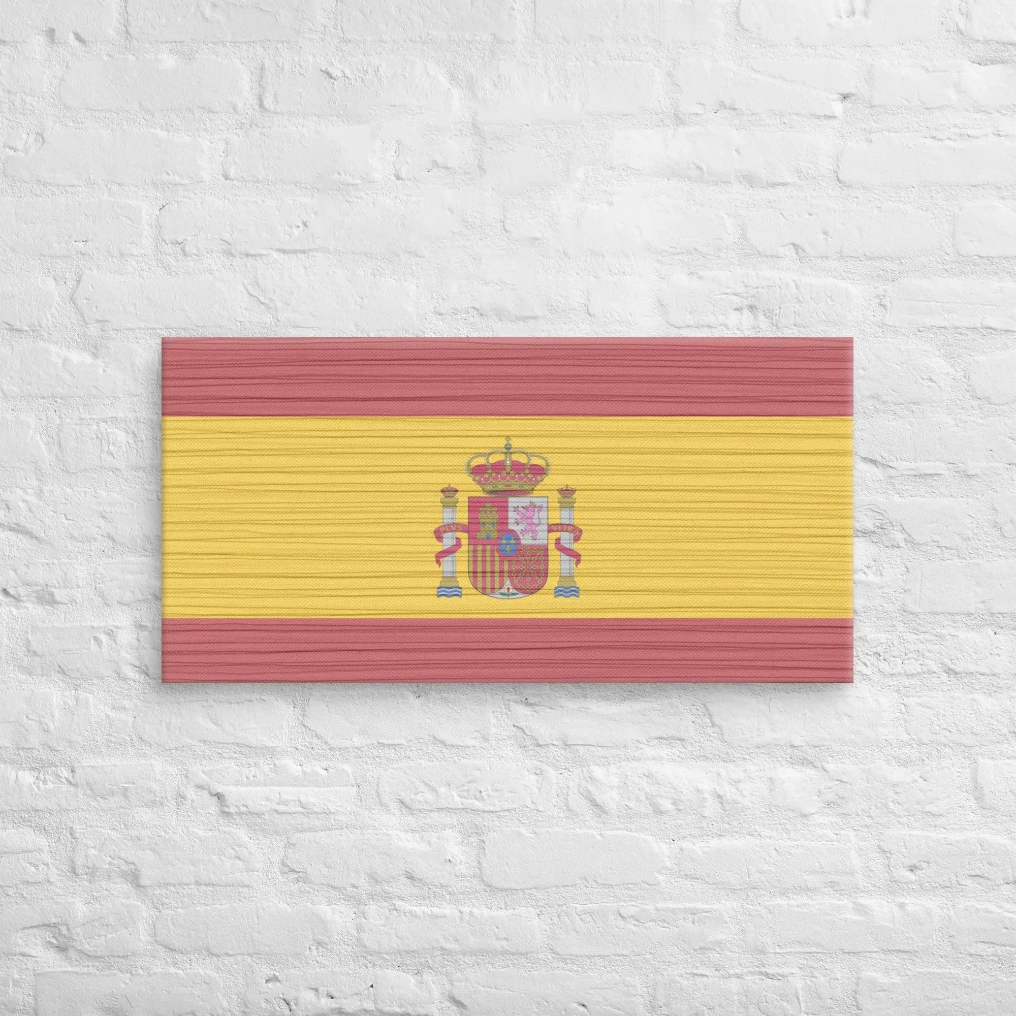 Comprar Lienzo Bandera España desgastada La Flamenca de Borgoña Bandera España