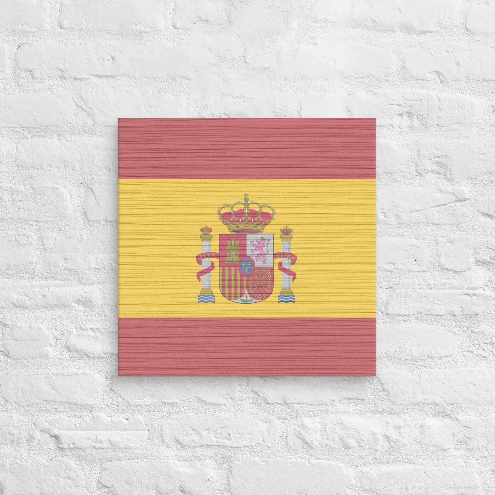 Comprar Lienzo Bandera España desgastada La Flamenca de Borgoña Bandera España