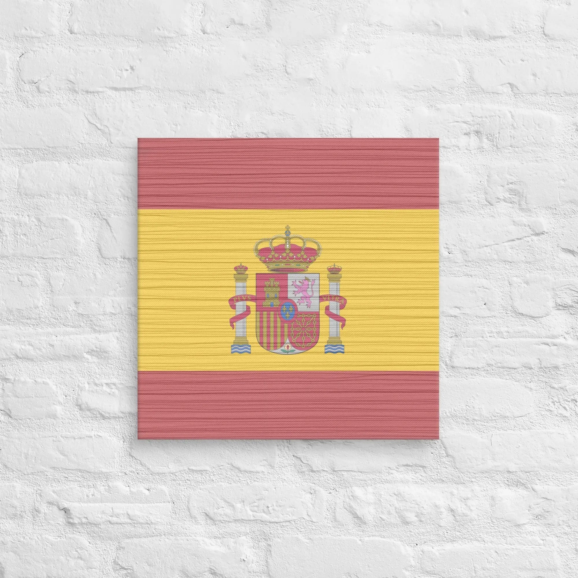 Comprar Lienzo Bandera España desgastada La Flamenca de Borgoña Bandera España