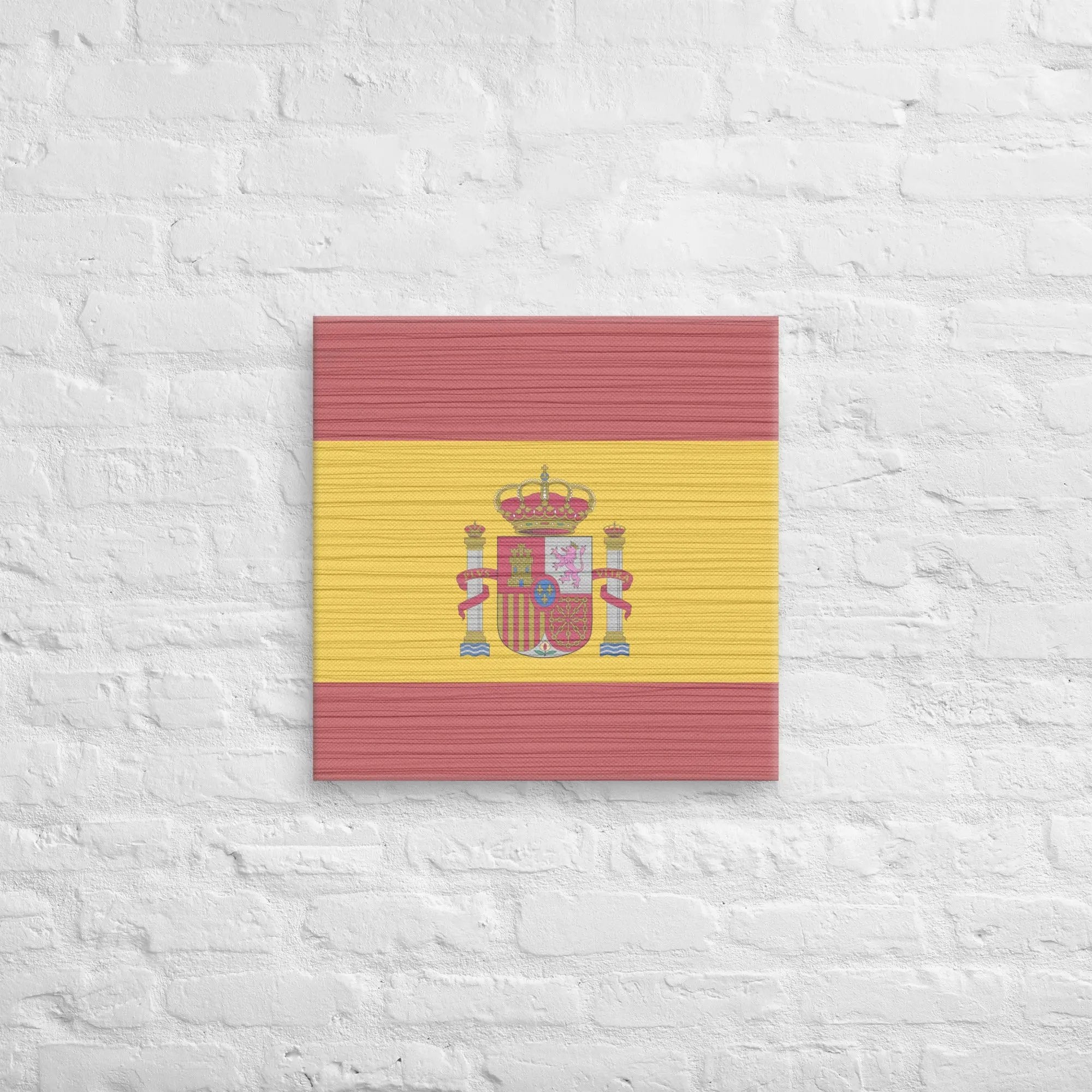 Comprar Lienzo Bandera España desgastada La Flamenca de Borgoña Bandera España