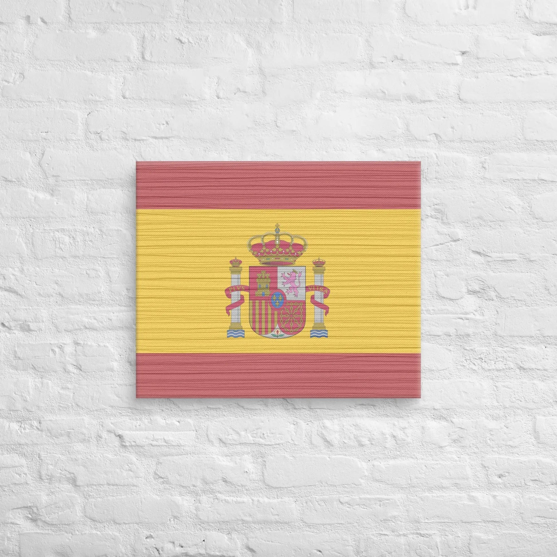 Comprar Lienzo Bandera España desgastada La Flamenca de Borgoña Bandera España
