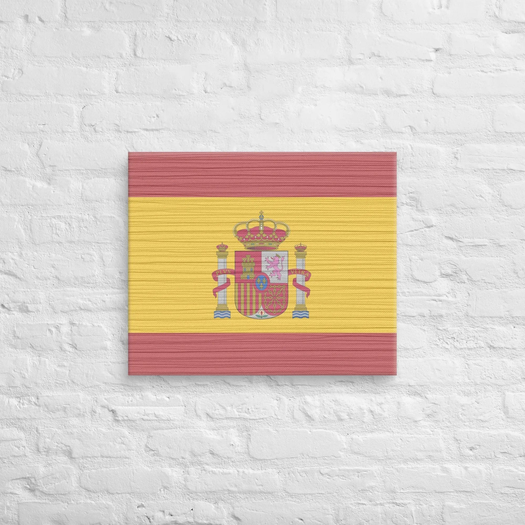 Comprar Lienzo Bandera España desgastada La Flamenca de Borgoña Bandera España