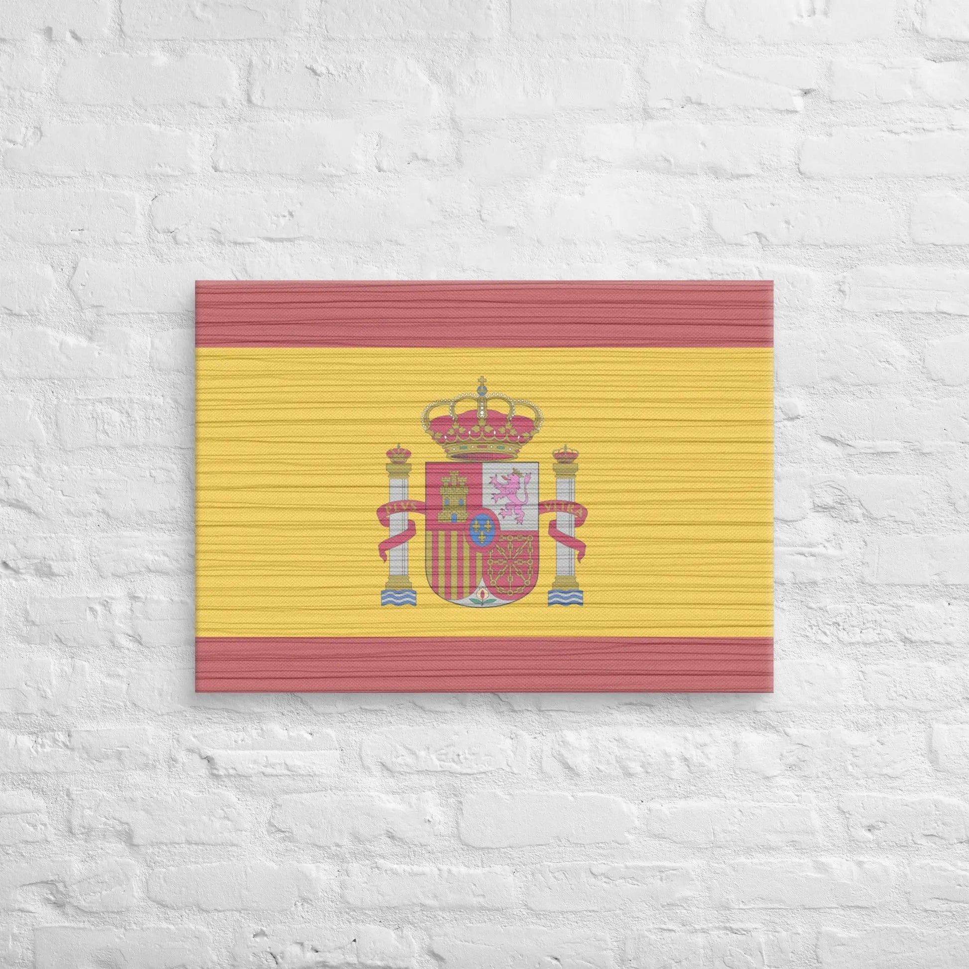 Comprar Lienzo Bandera España desgastada La Flamenca de Borgoña Bandera España