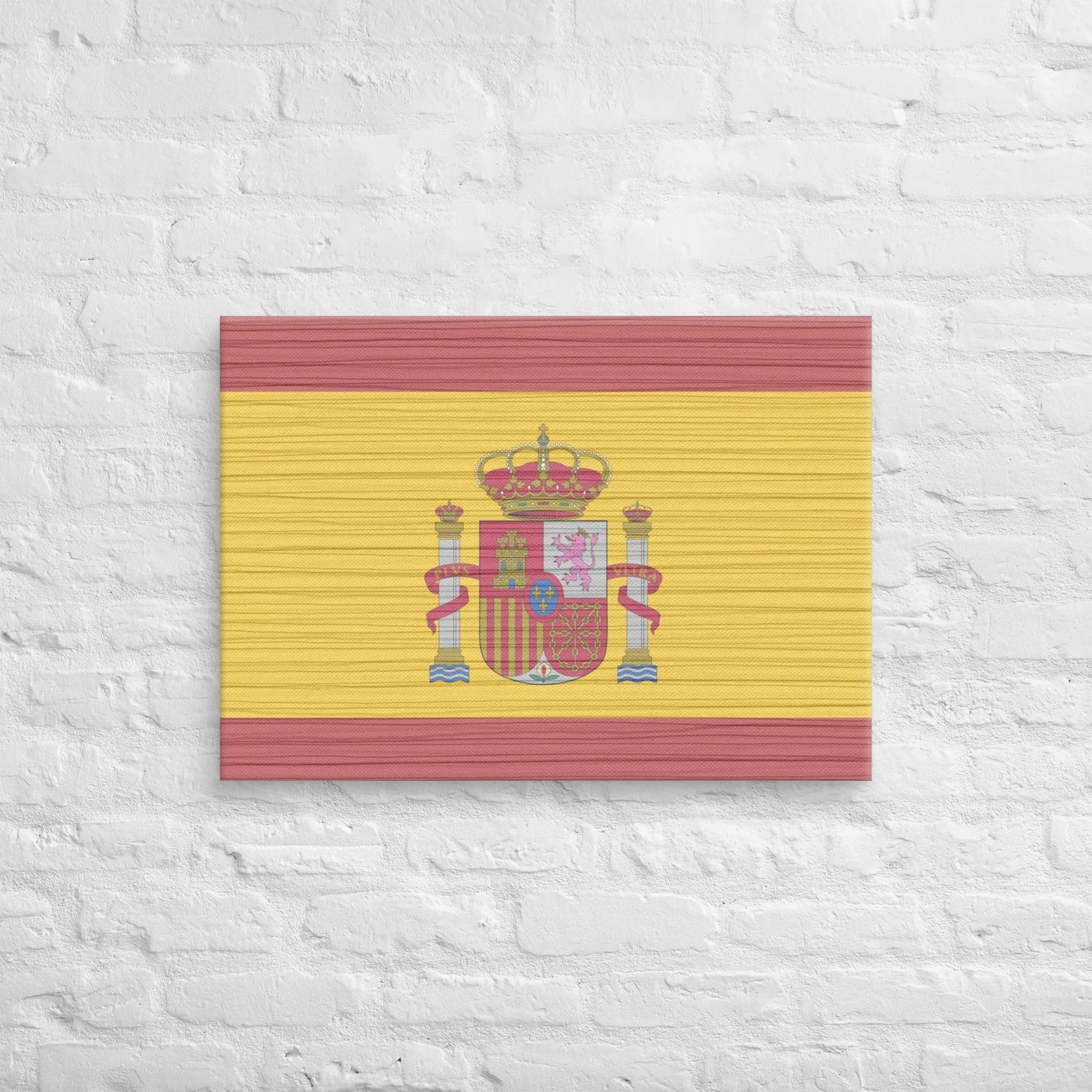 Comprar Lienzo Bandera España desgastada La Flamenca de Borgoña Bandera España