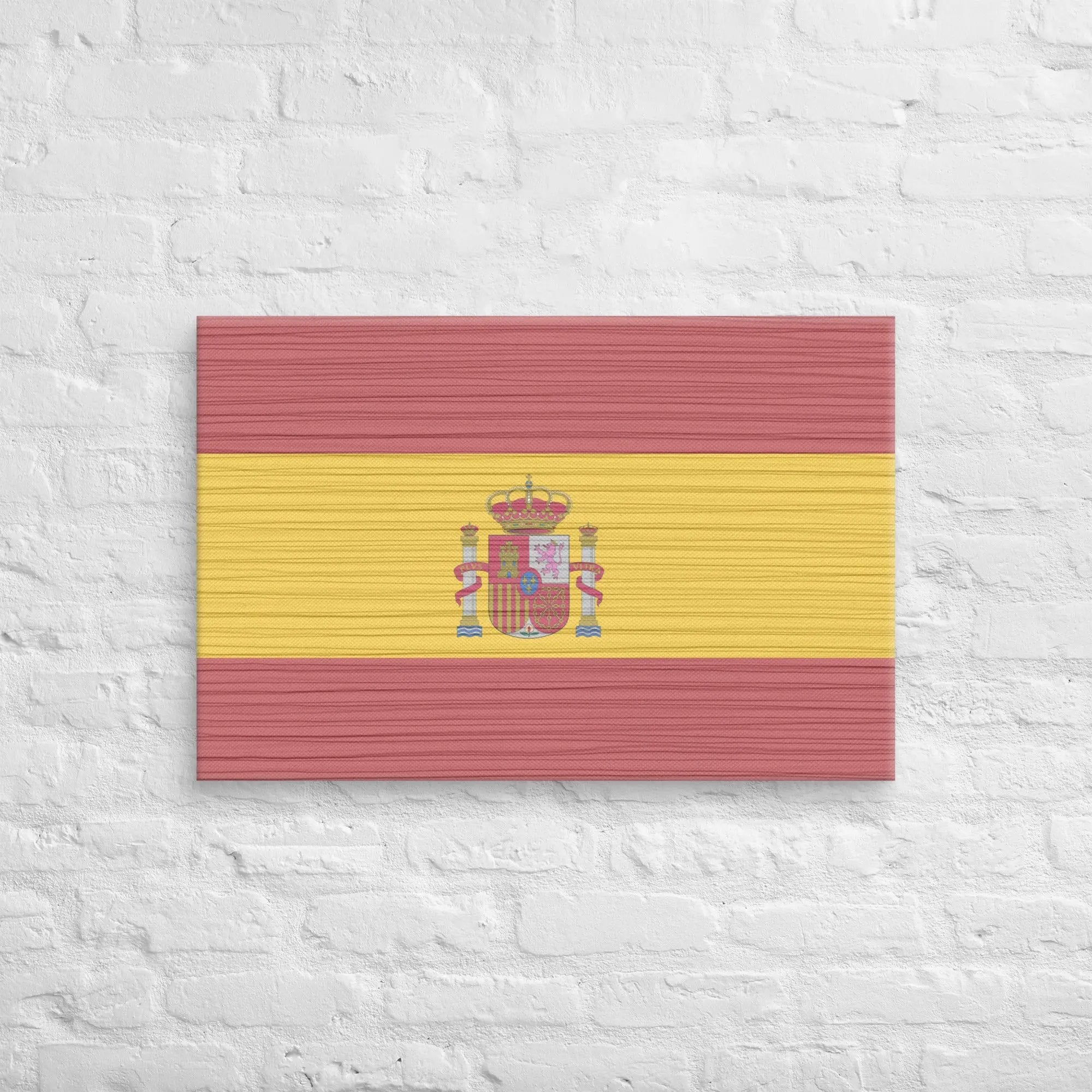 Comprar Lienzo Bandera España desgastada La Flamenca de Borgoña Bandera España