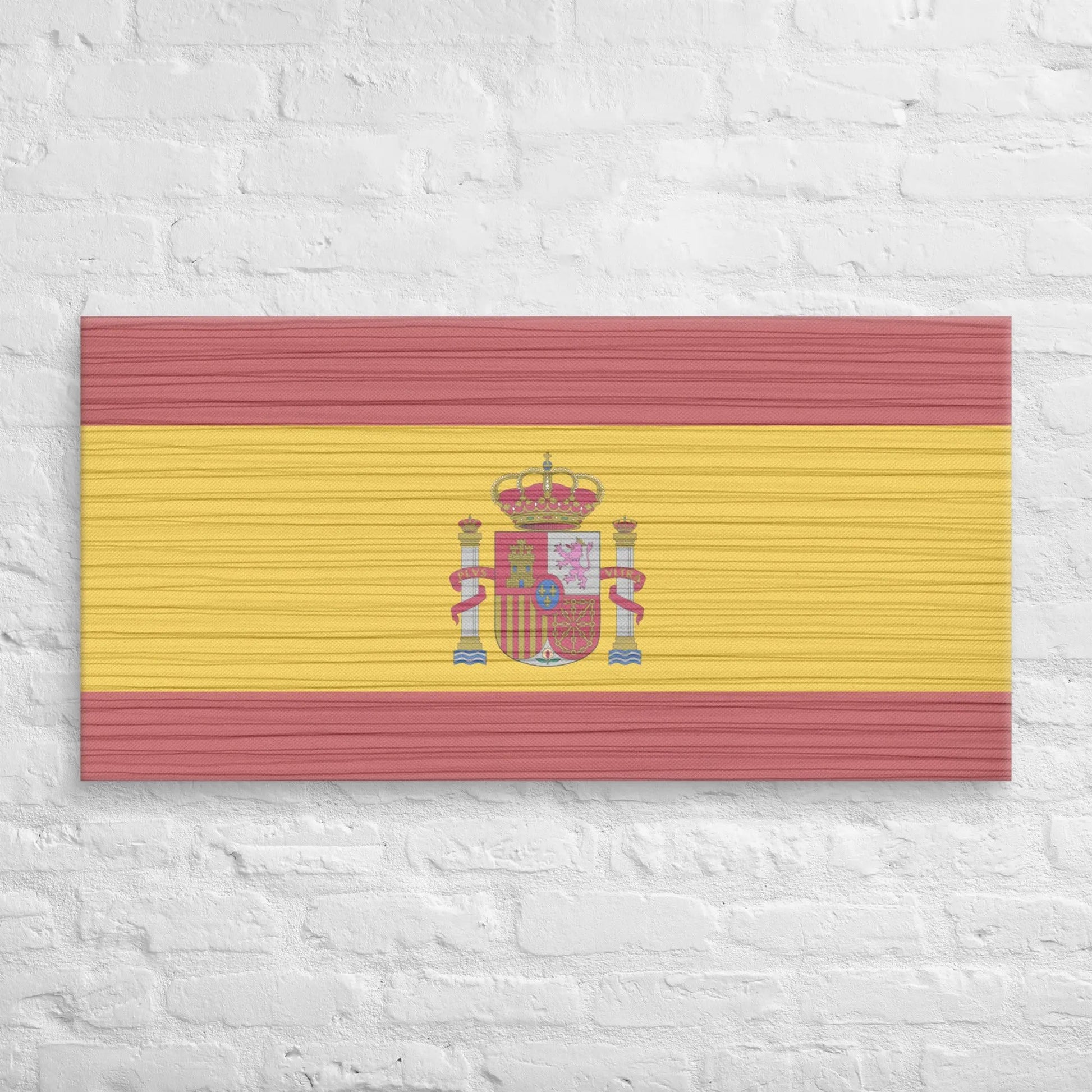Comprar Lienzo Bandera España desgastada La Flamenca de Borgoña Bandera España