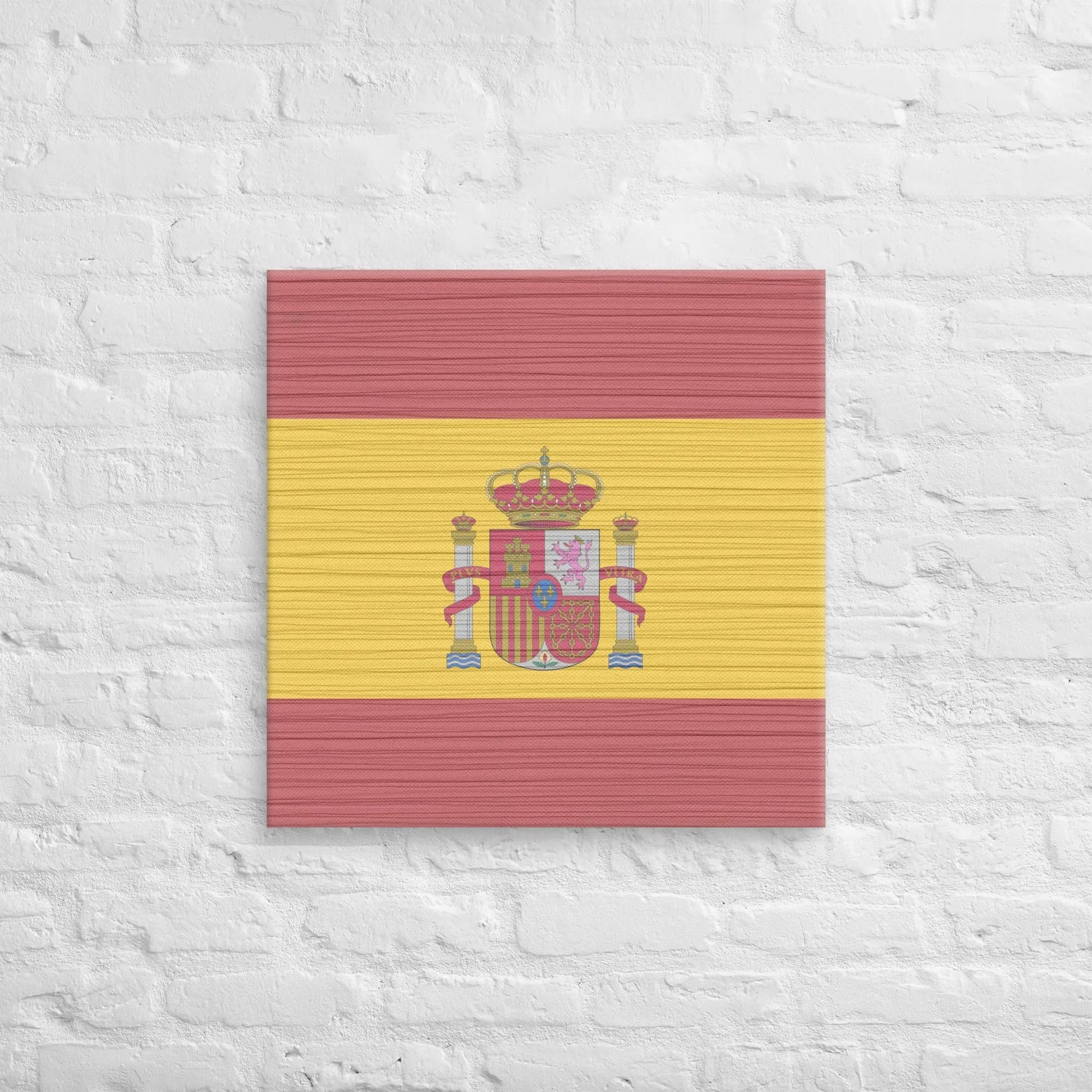 Comprar Lienzo Bandera España desgastada La Flamenca de Borgoña Bandera España