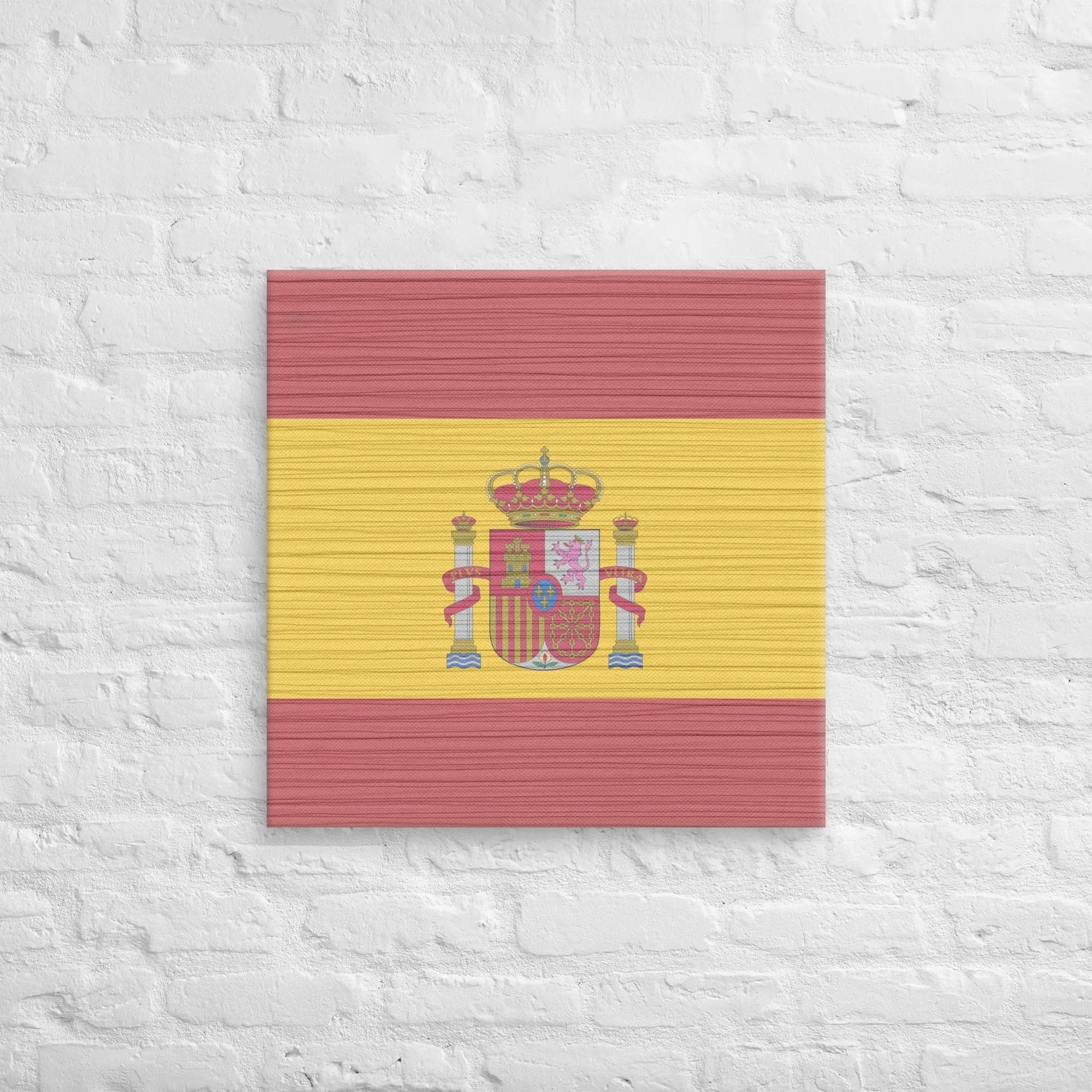 Comprar Lienzo Bandera España desgastada La Flamenca de Borgoña Bandera España