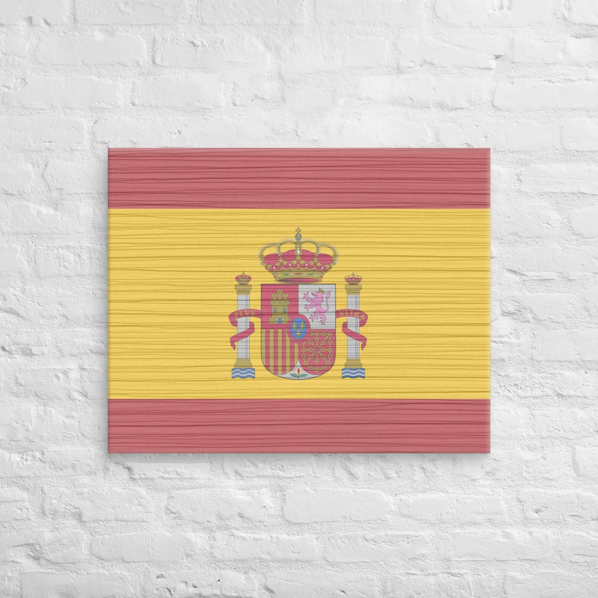 Comprar Lienzo Bandera España desgastada La Flamenca de Borgoña Bandera España