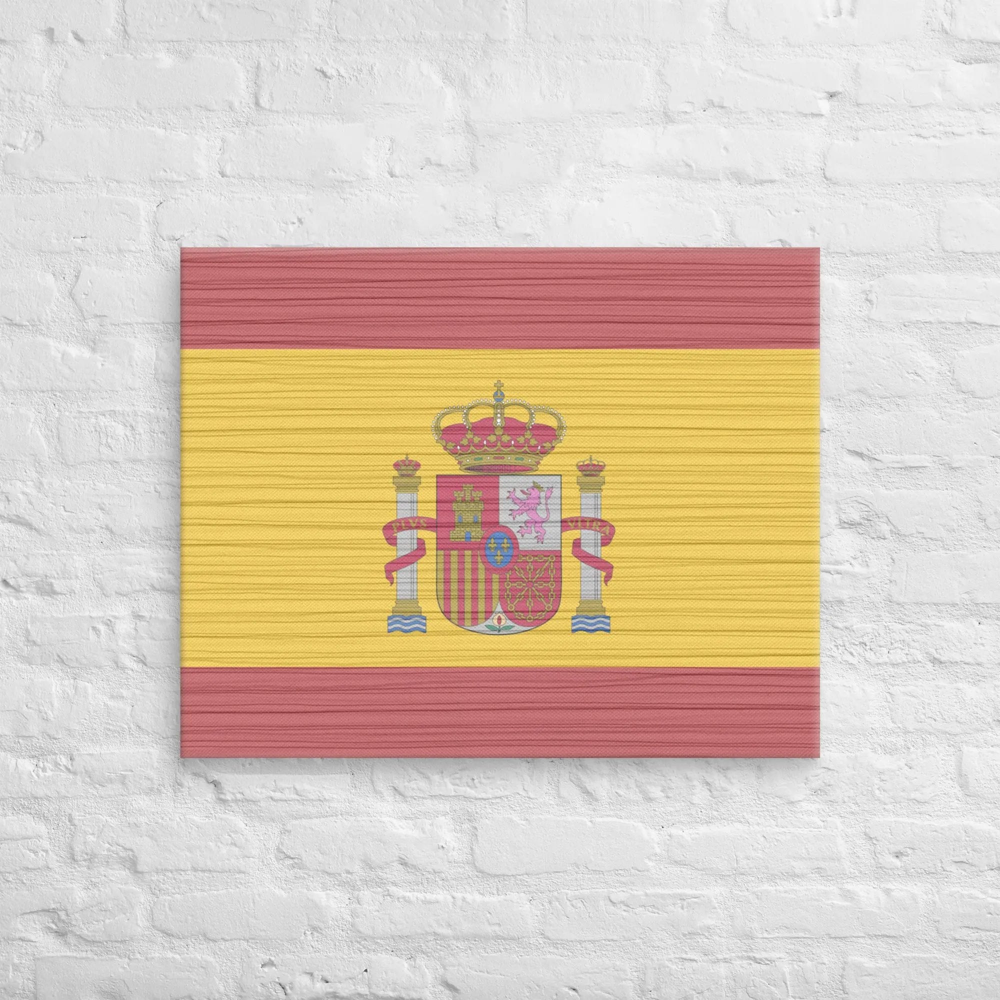 Comprar Lienzo Bandera España desgastada La Flamenca de Borgoña Bandera España