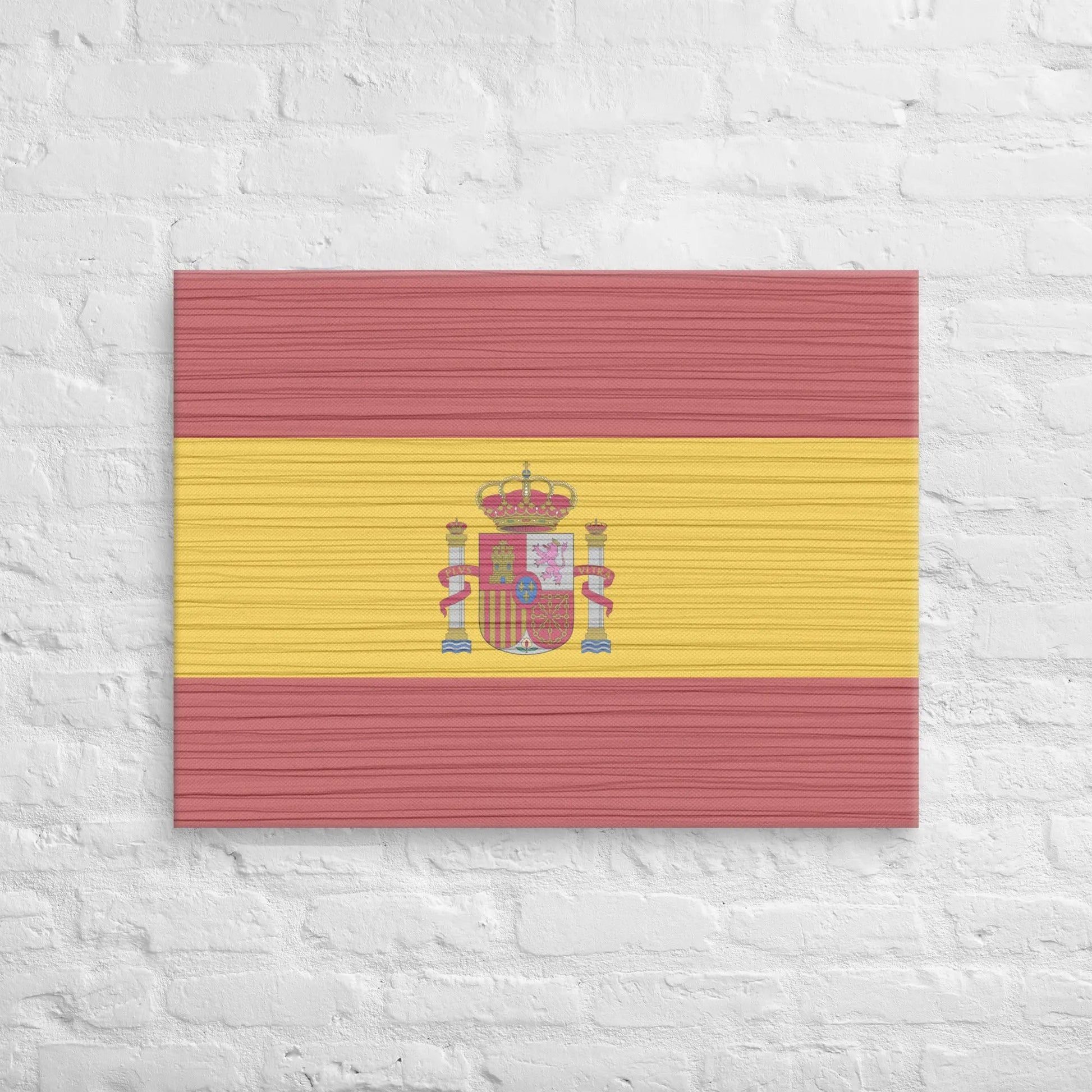 Comprar Lienzo Bandera España desgastada La Flamenca de Borgoña Bandera España