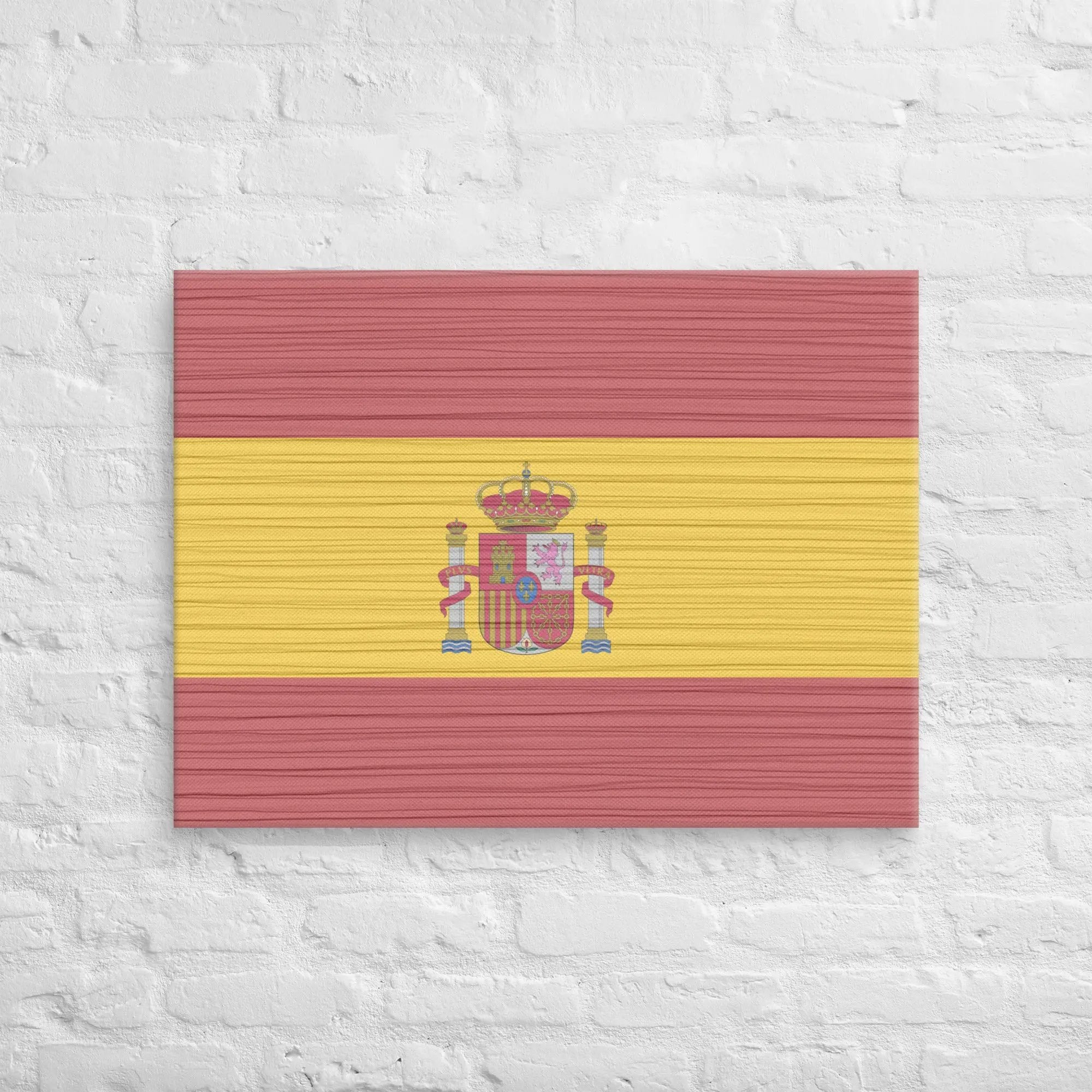 Comprar Lienzo Bandera España desgastada La Flamenca de Borgoña Bandera España