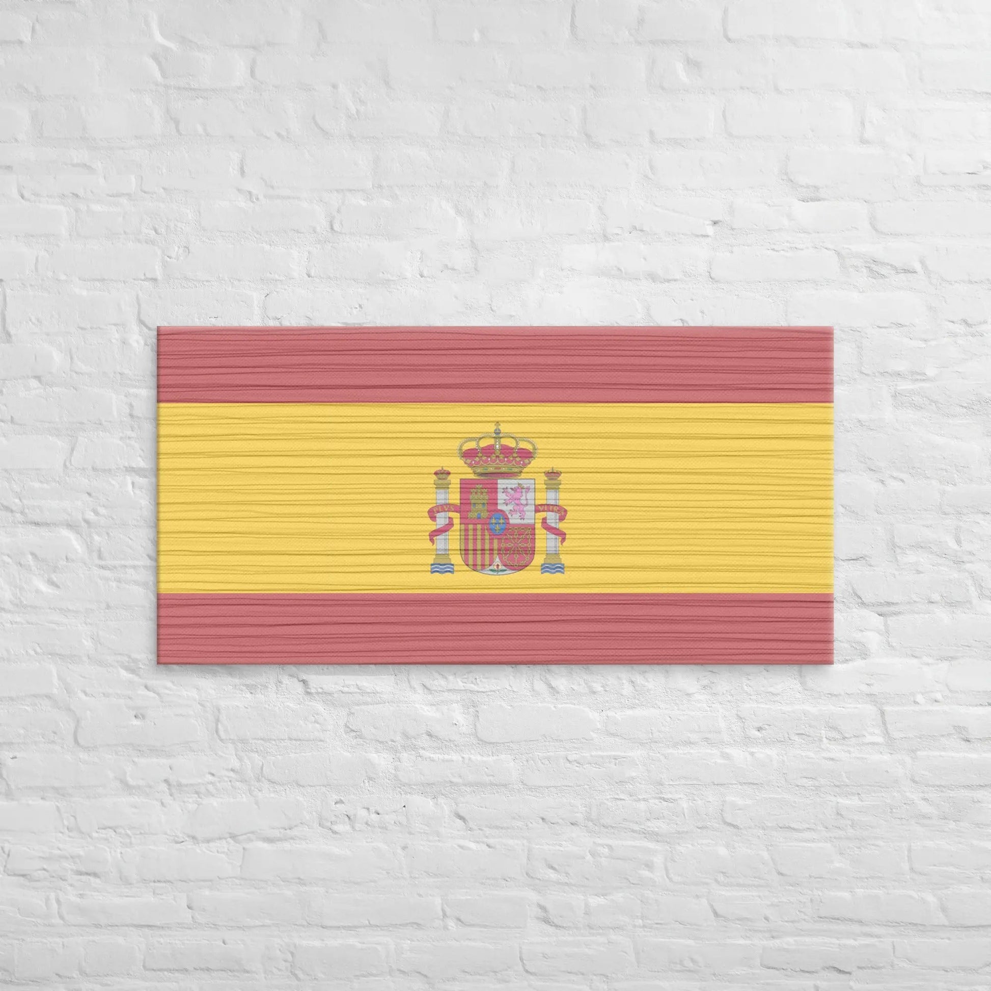 Comprar Lienzo Bandera España desgastada La Flamenca de Borgoña Bandera España