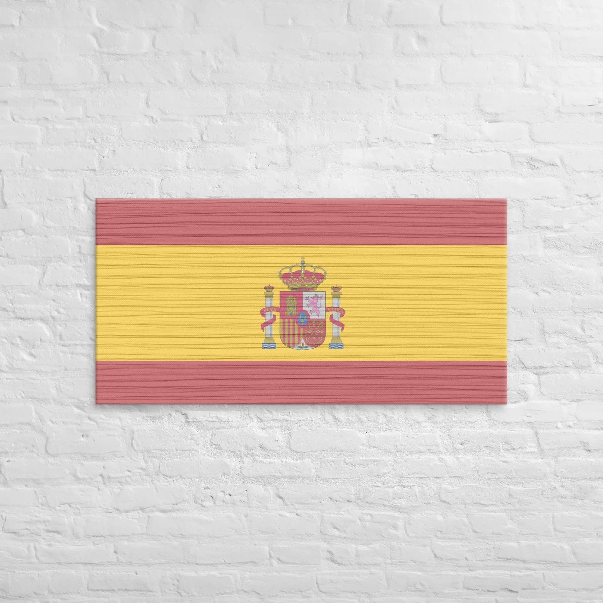 Comprar Lienzo Bandera España desgastada La Flamenca de Borgoña Bandera España