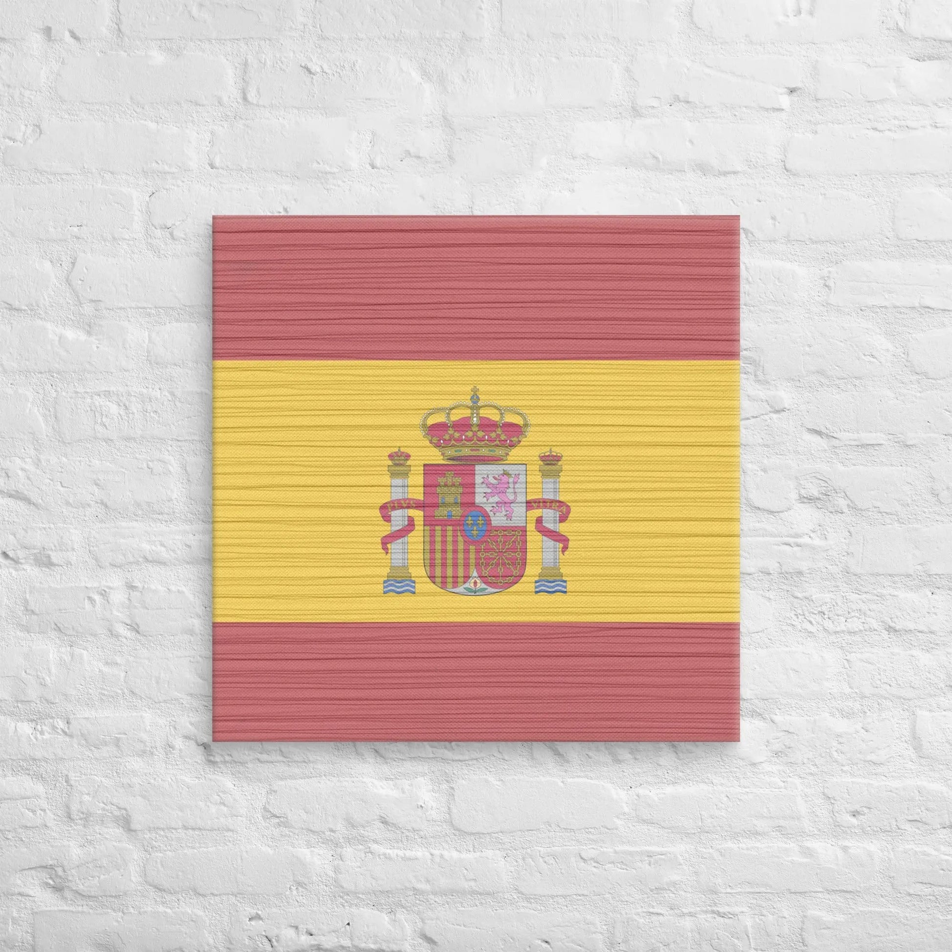 Comprar Lienzo Bandera España desgastada La Flamenca de Borgoña Bandera España