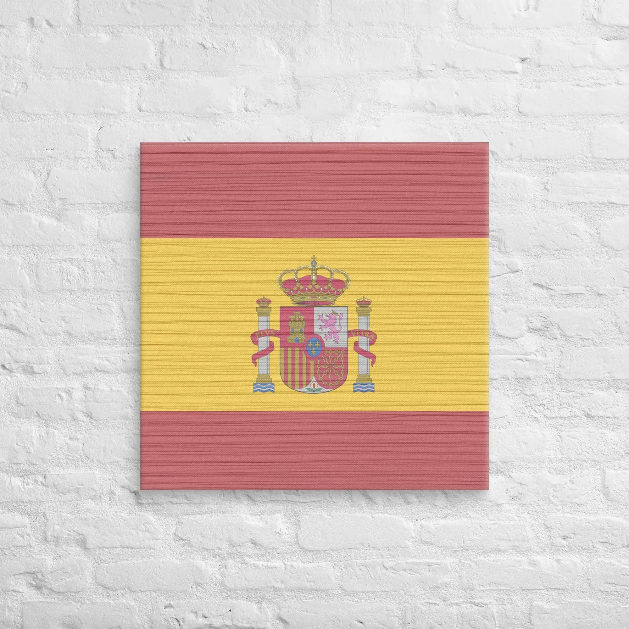 Comprar Lienzo Bandera España desgastada La Flamenca de Borgoña Bandera España