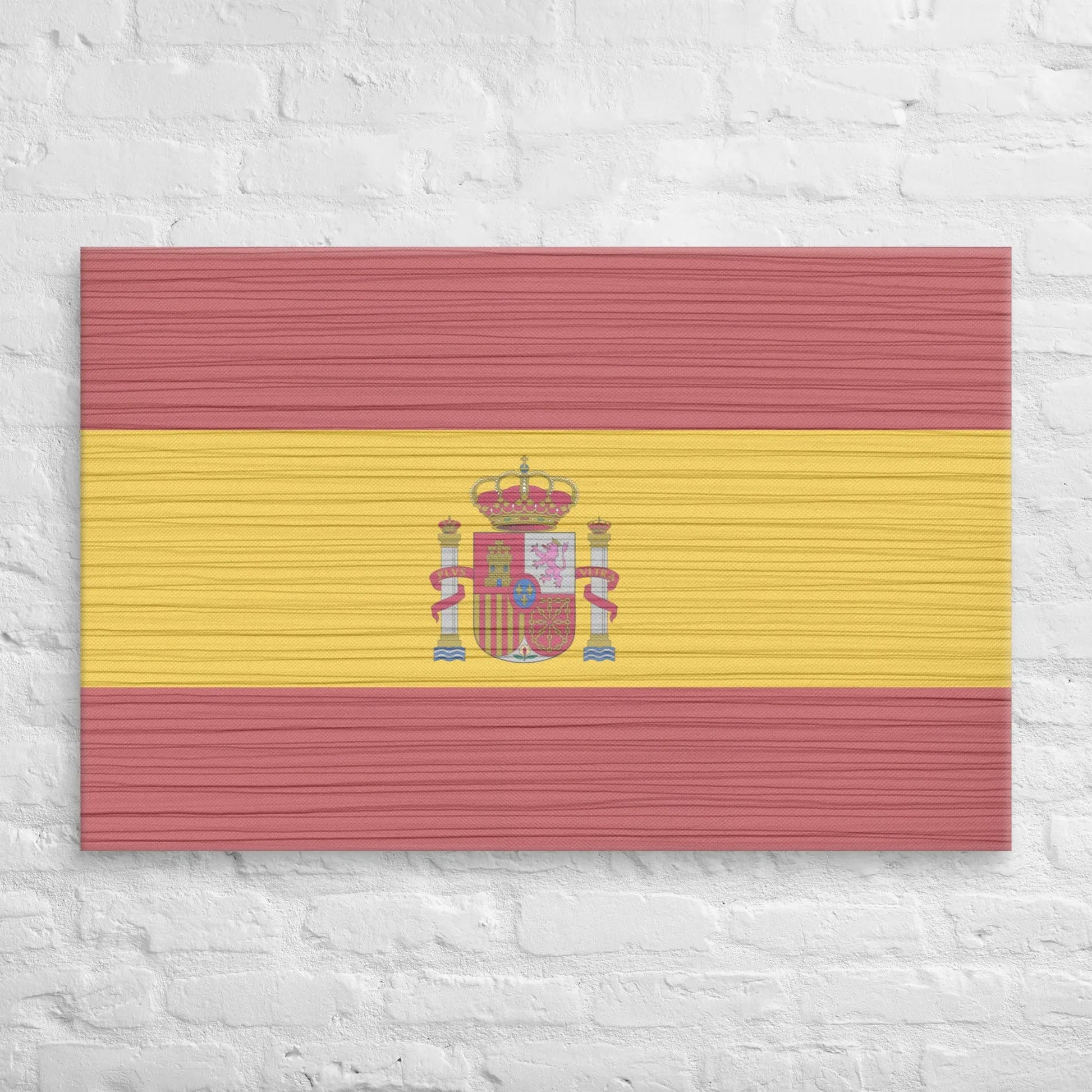 Comprar Lienzo Bandera España desgastada La Flamenca de Borgoña Bandera España