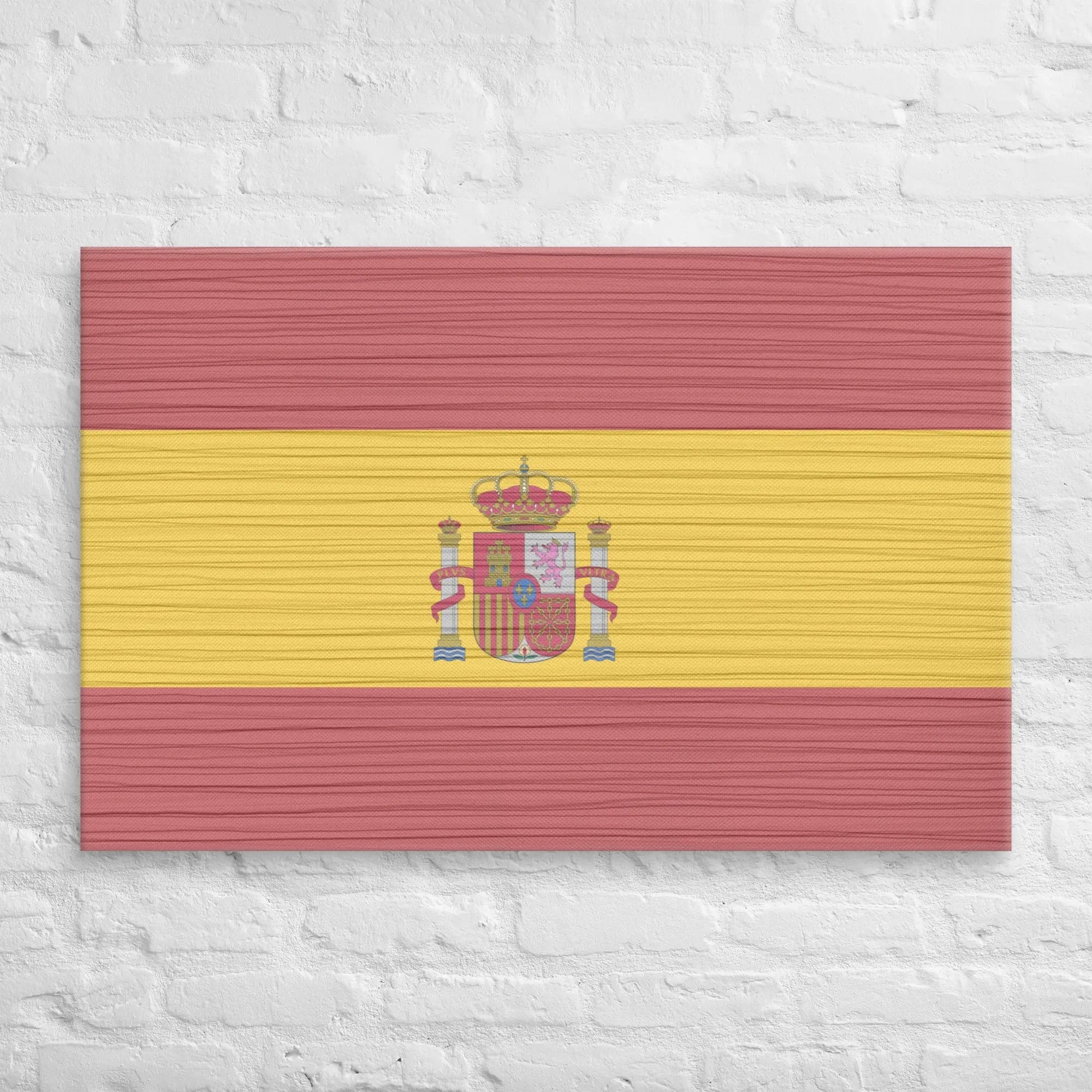Comprar Lienzo Bandera España desgastada La Flamenca de Borgoña Bandera España