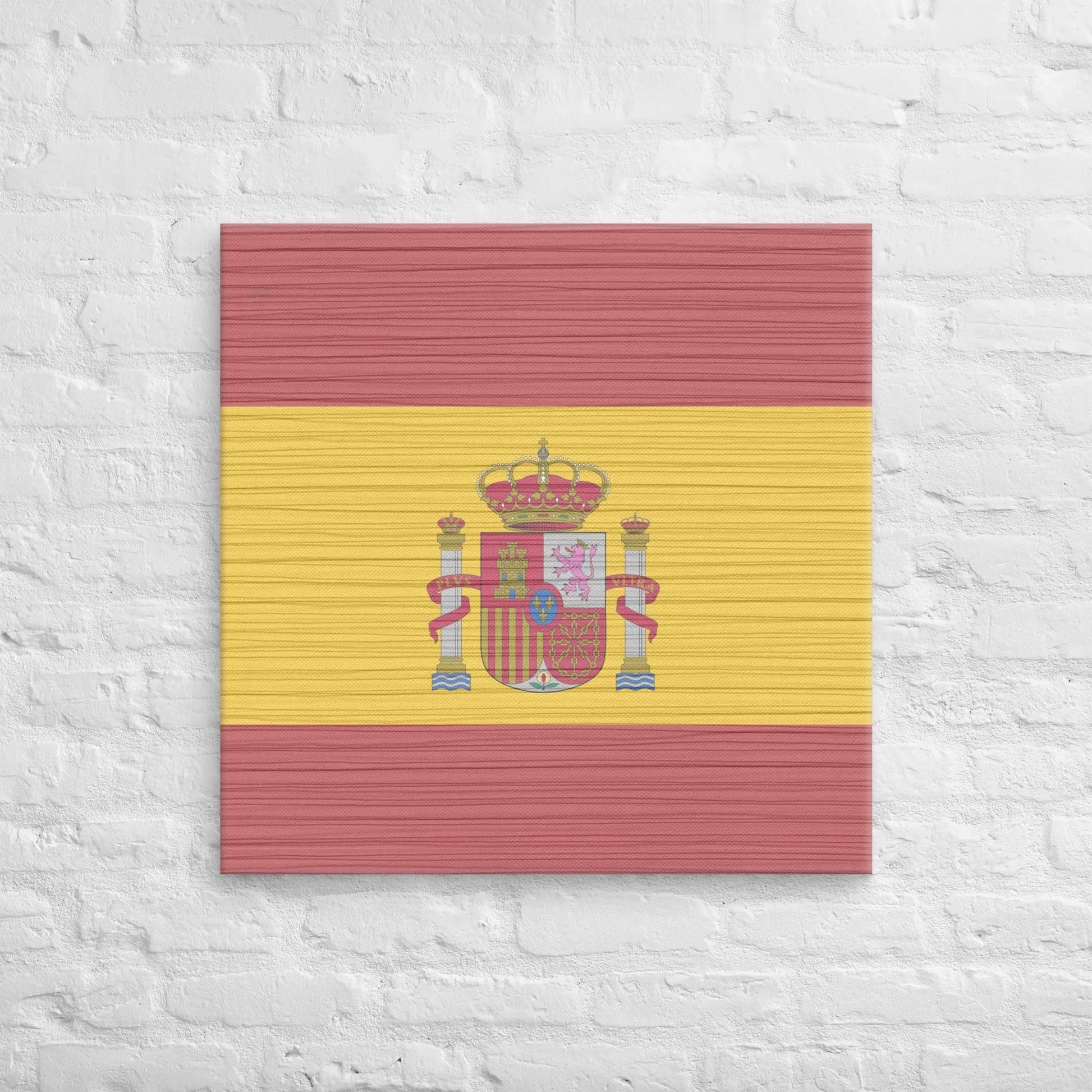 Comprar Lienzo Bandera España desgastada La Flamenca de Borgoña Bandera España