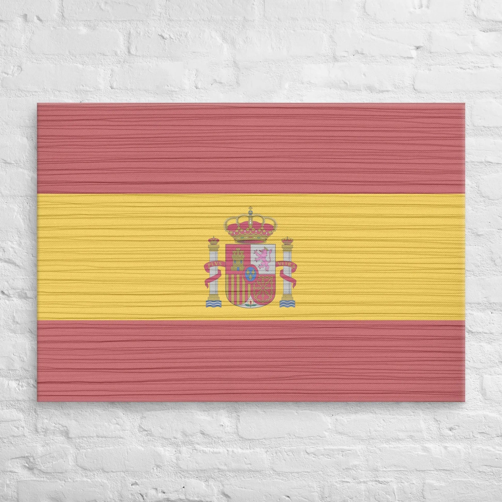 Comprar Lienzo Bandera España desgastada La Flamenca de Borgoña Bandera España