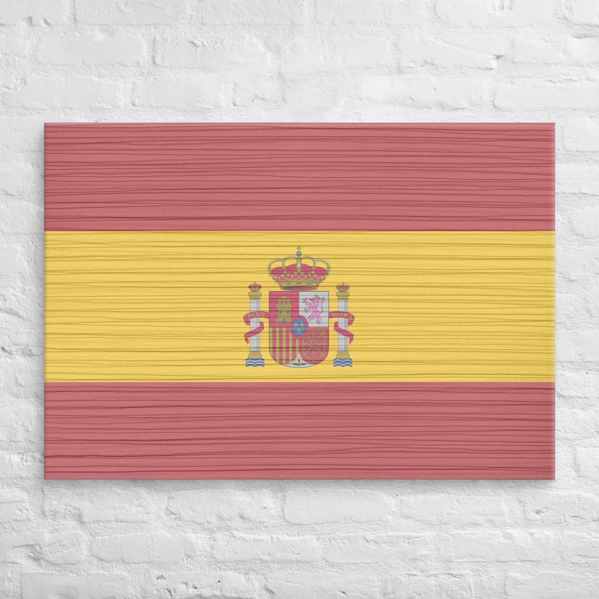 Comprar Lienzo Bandera España desgastada La Flamenca de Borgoña Bandera España