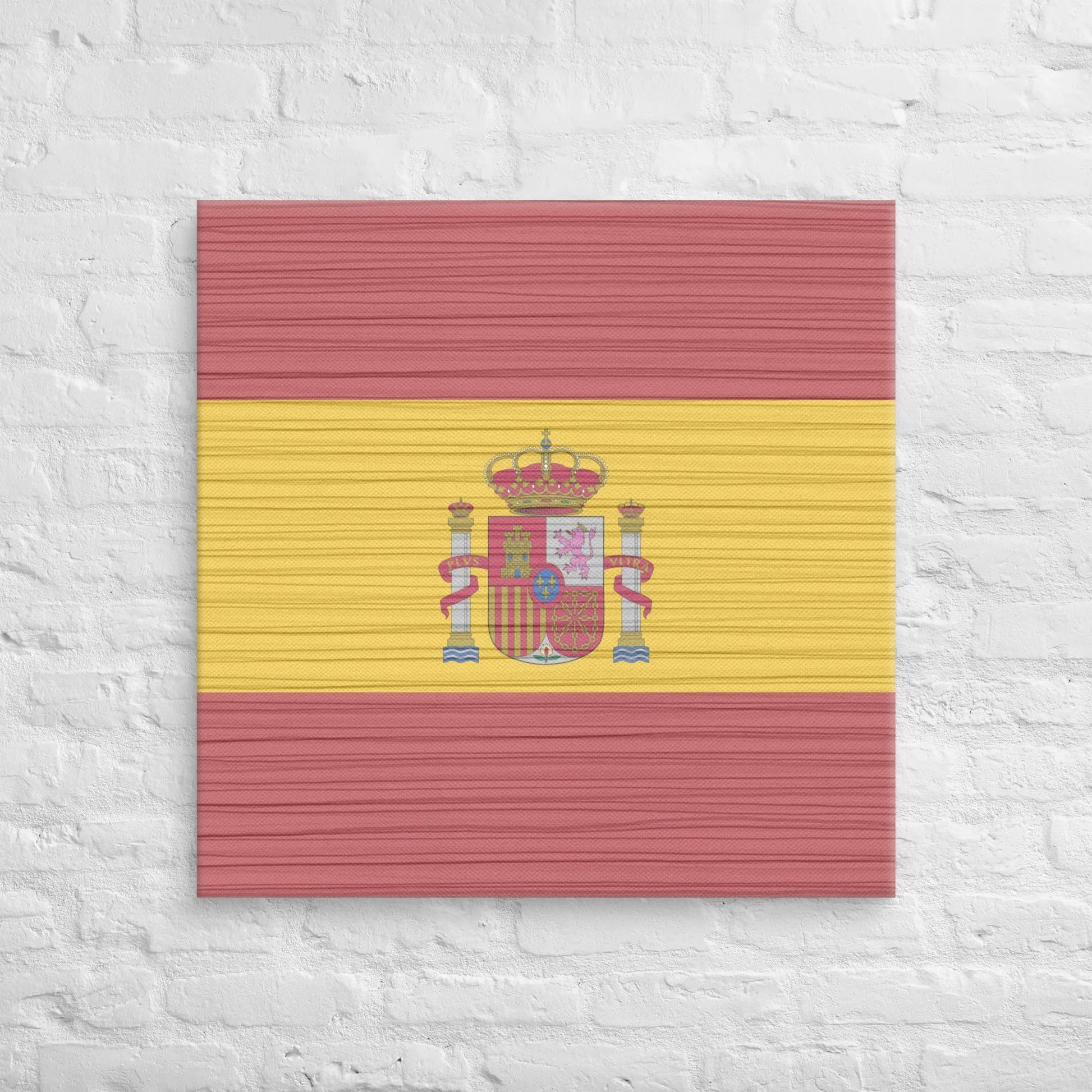 Comprar Lienzo Bandera España desgastada La Flamenca de Borgoña Bandera España